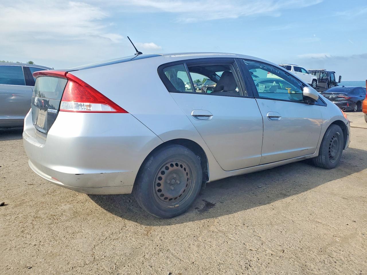 2010 Honda Insight Lx Silver vin: JHMZE2H56AS027910