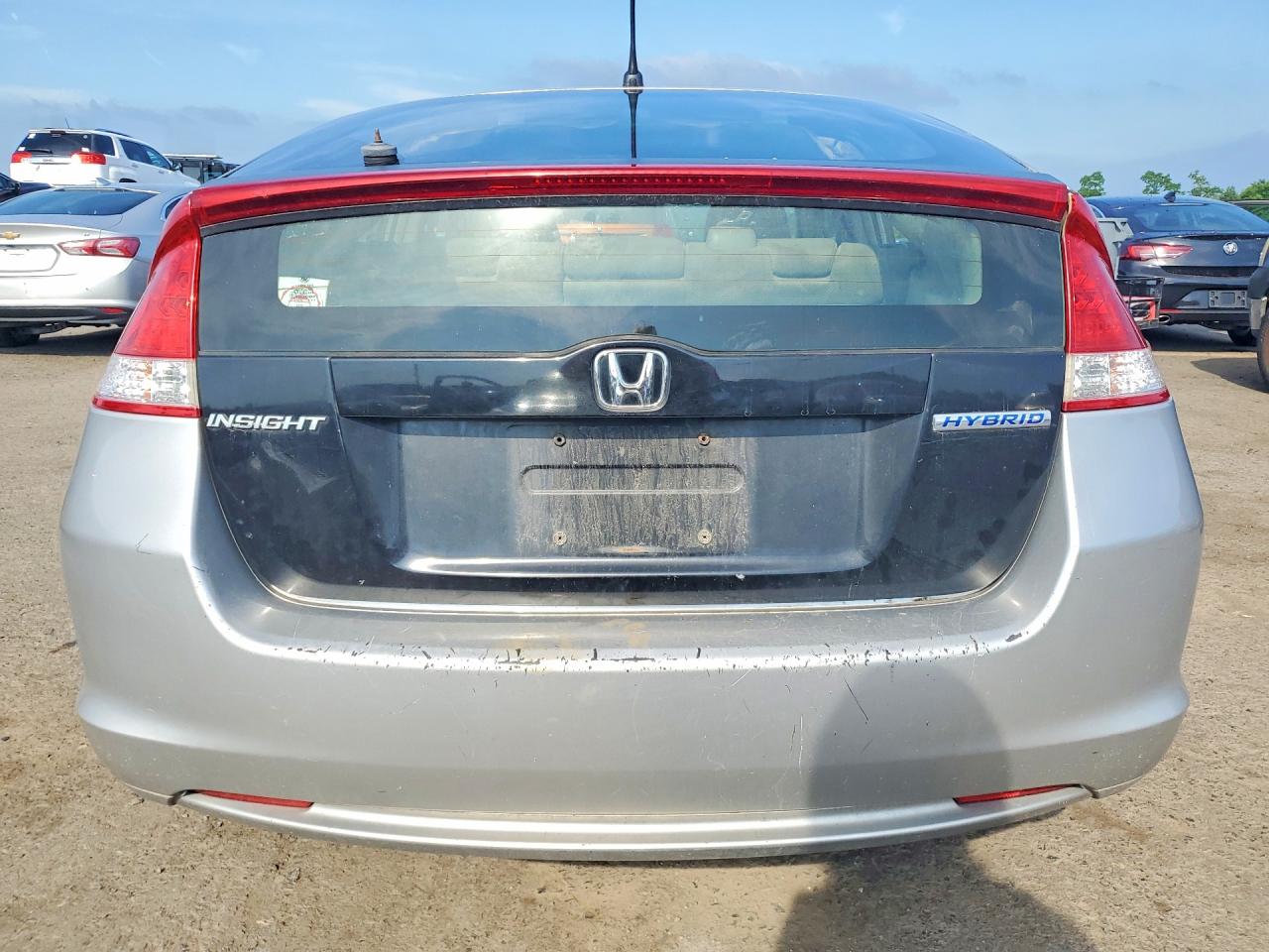 2010 Honda Insight Lx Silver vin: JHMZE2H56AS027910
