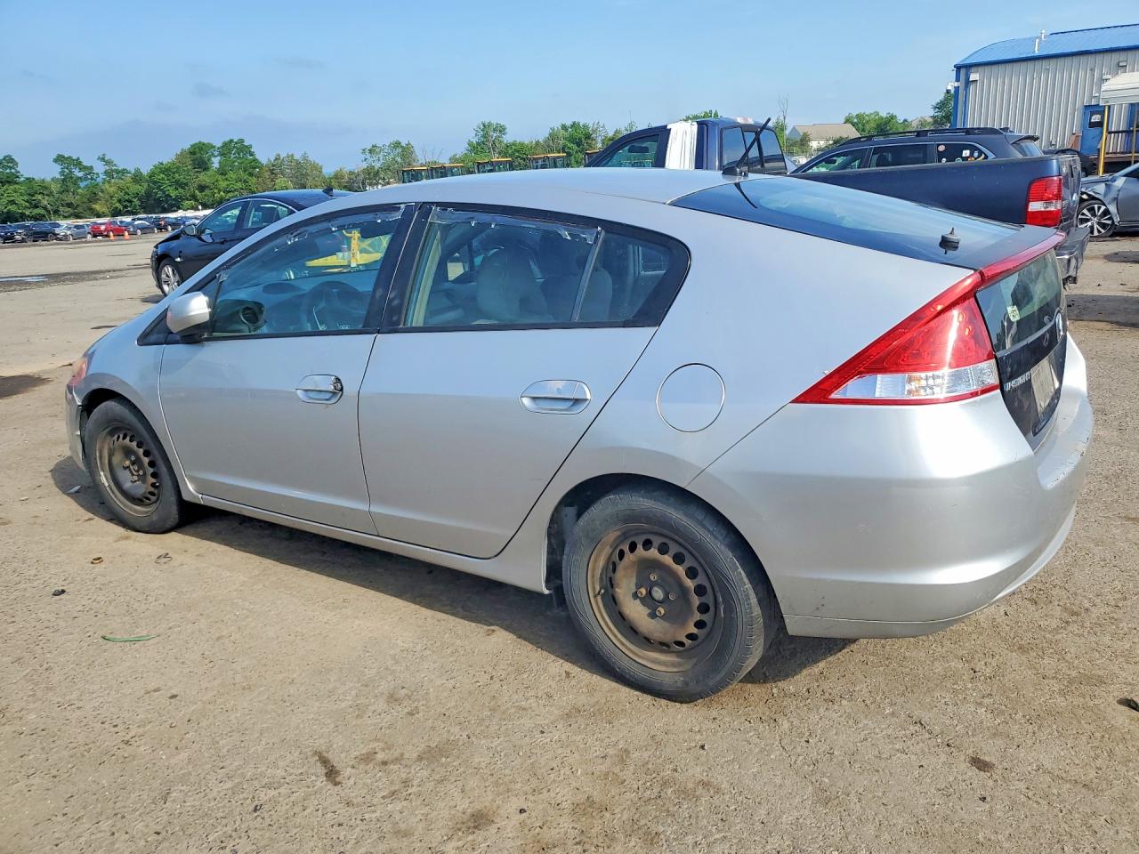 2010 Honda Insight Lx Silver vin: JHMZE2H56AS027910