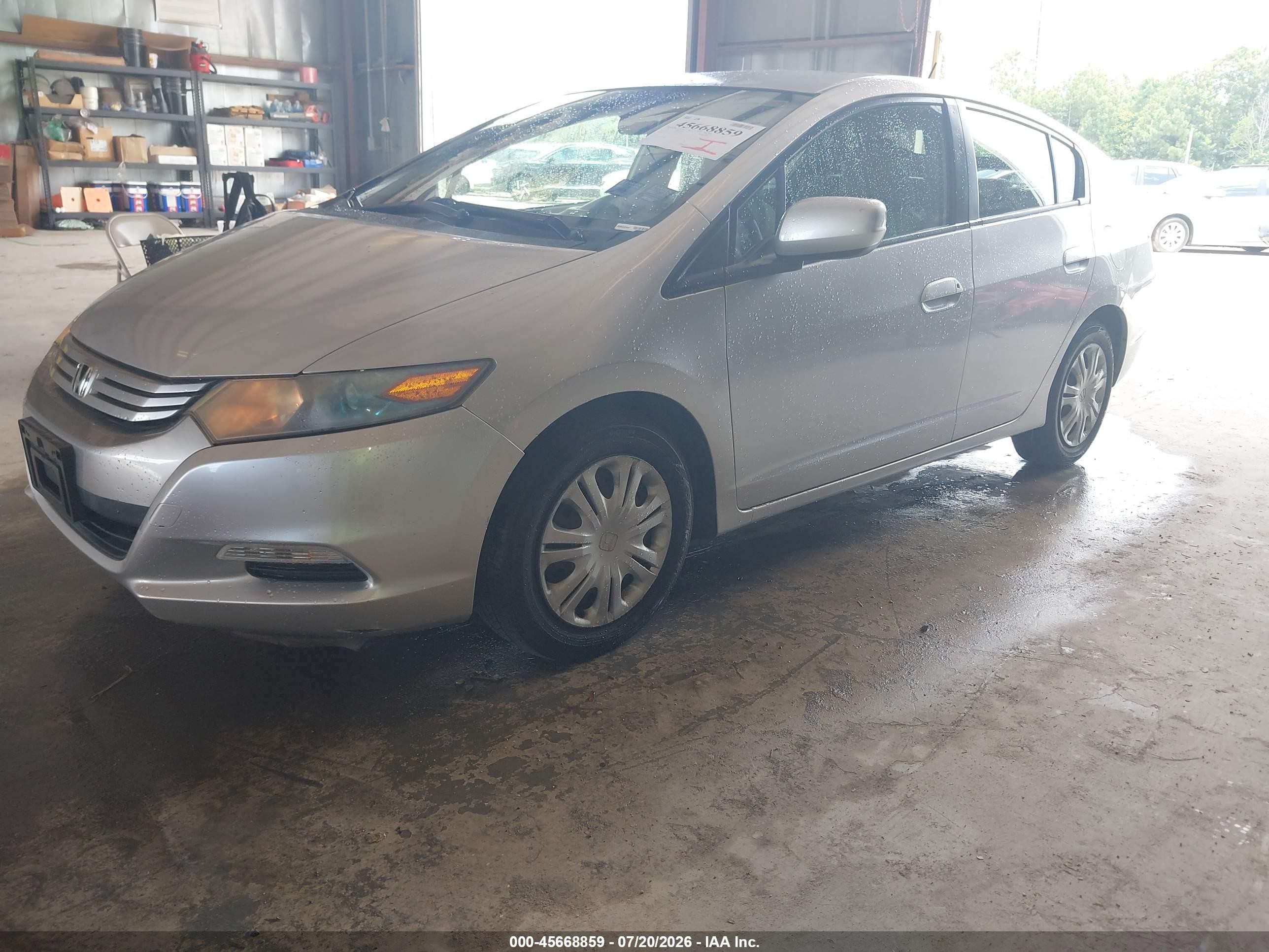 2010 Honda Insight Lx Silver vin: JHMZE2H56AS033142