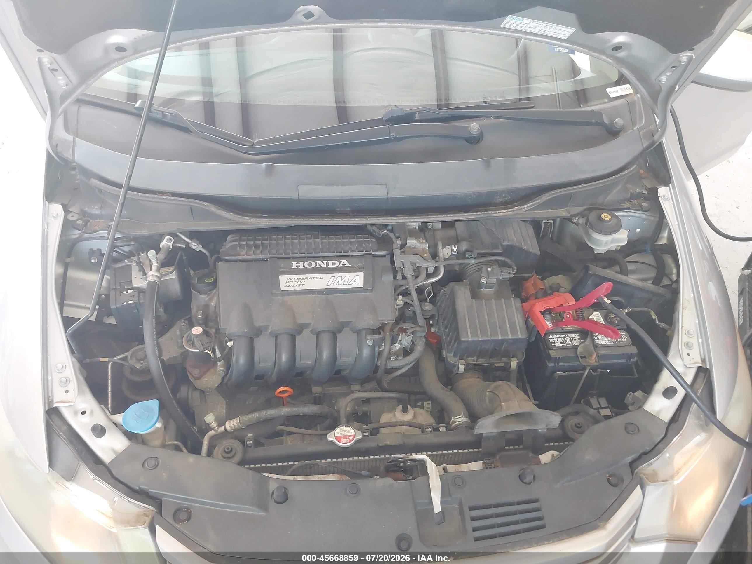 2010 Honda Insight Lx Silver vin: JHMZE2H56AS033142