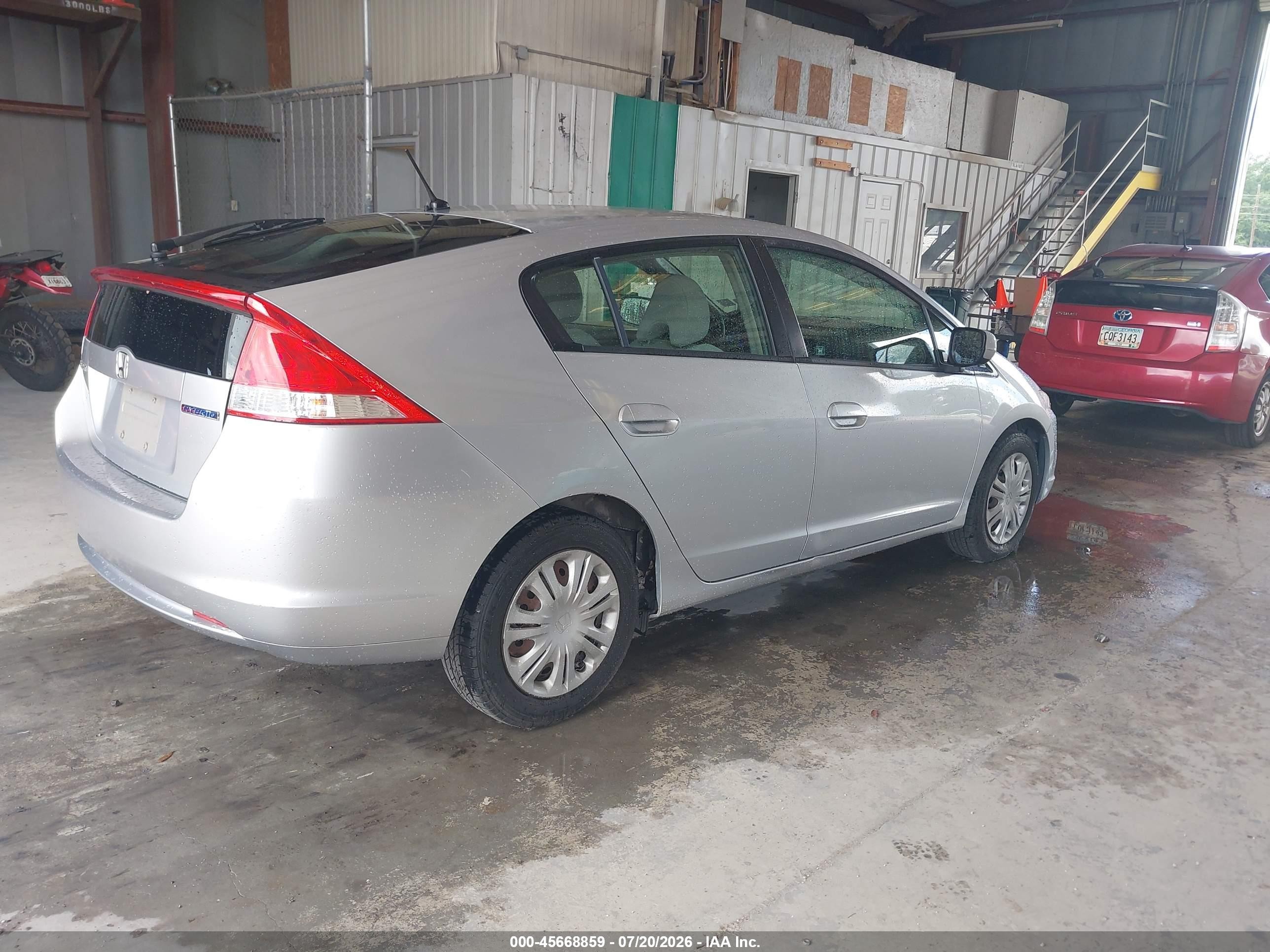 2010 Honda Insight Lx Silver vin: JHMZE2H56AS033142