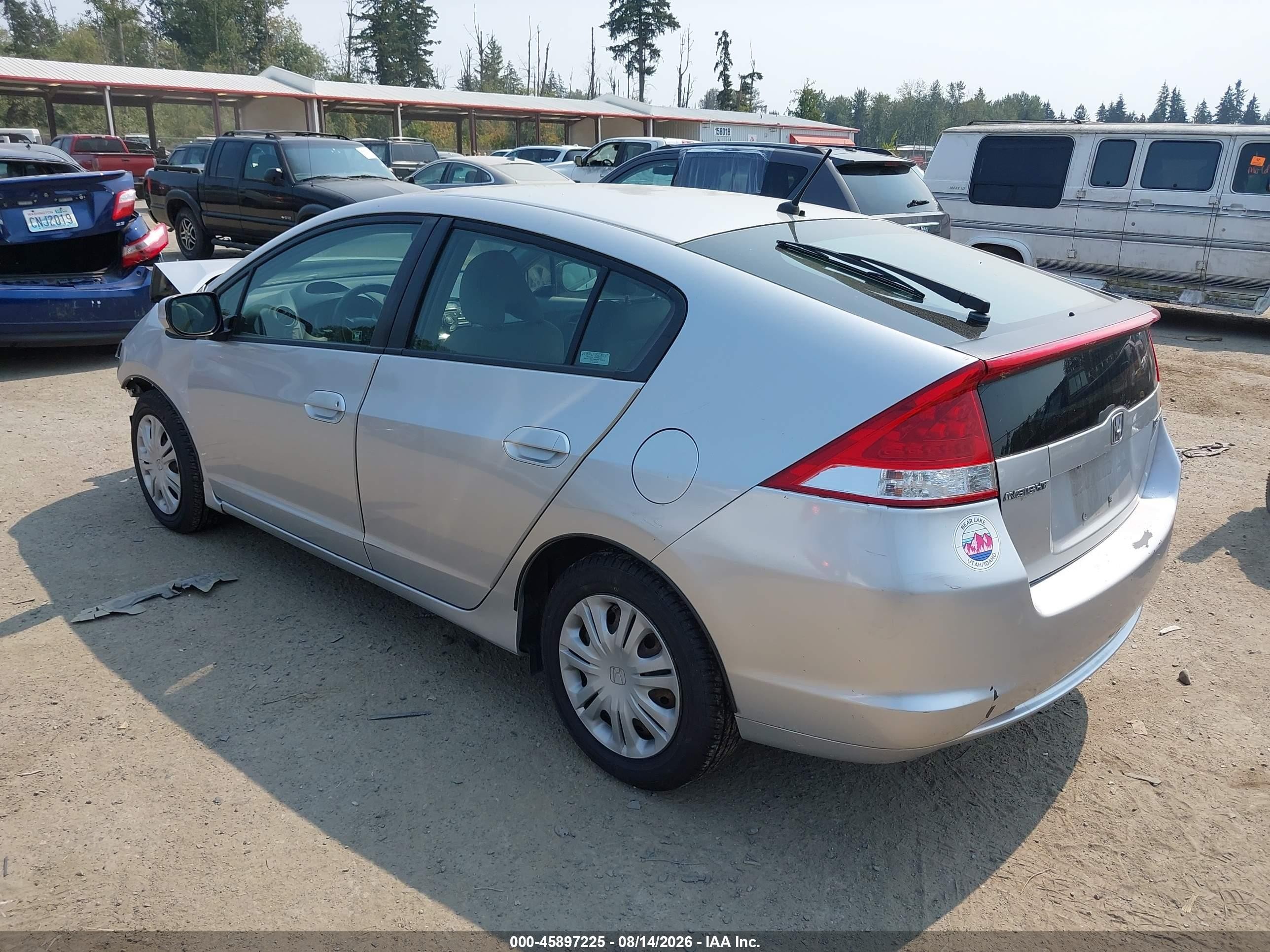 2011 Honda Insight Lx Tan vin: JHMZE2H56BS010638