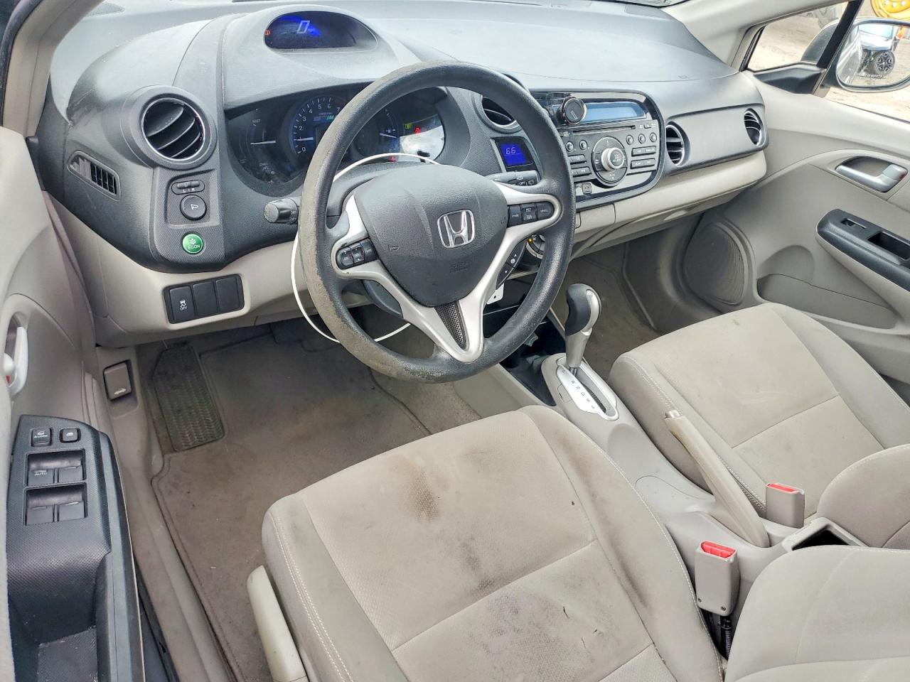 2014 Honda Insight Lx Gray vin: JHMZE2H56ES001880
