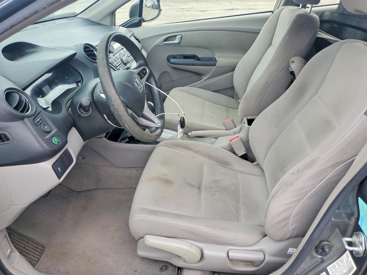 2014 Honda Insight Lx Gray vin: JHMZE2H56ES001880