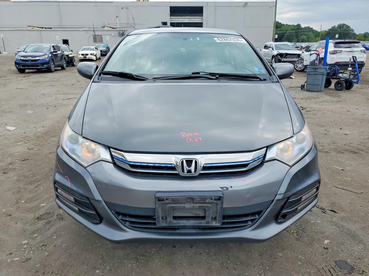 2014 Honda Insight Lx Gray vin: JHMZE2H56ES001880