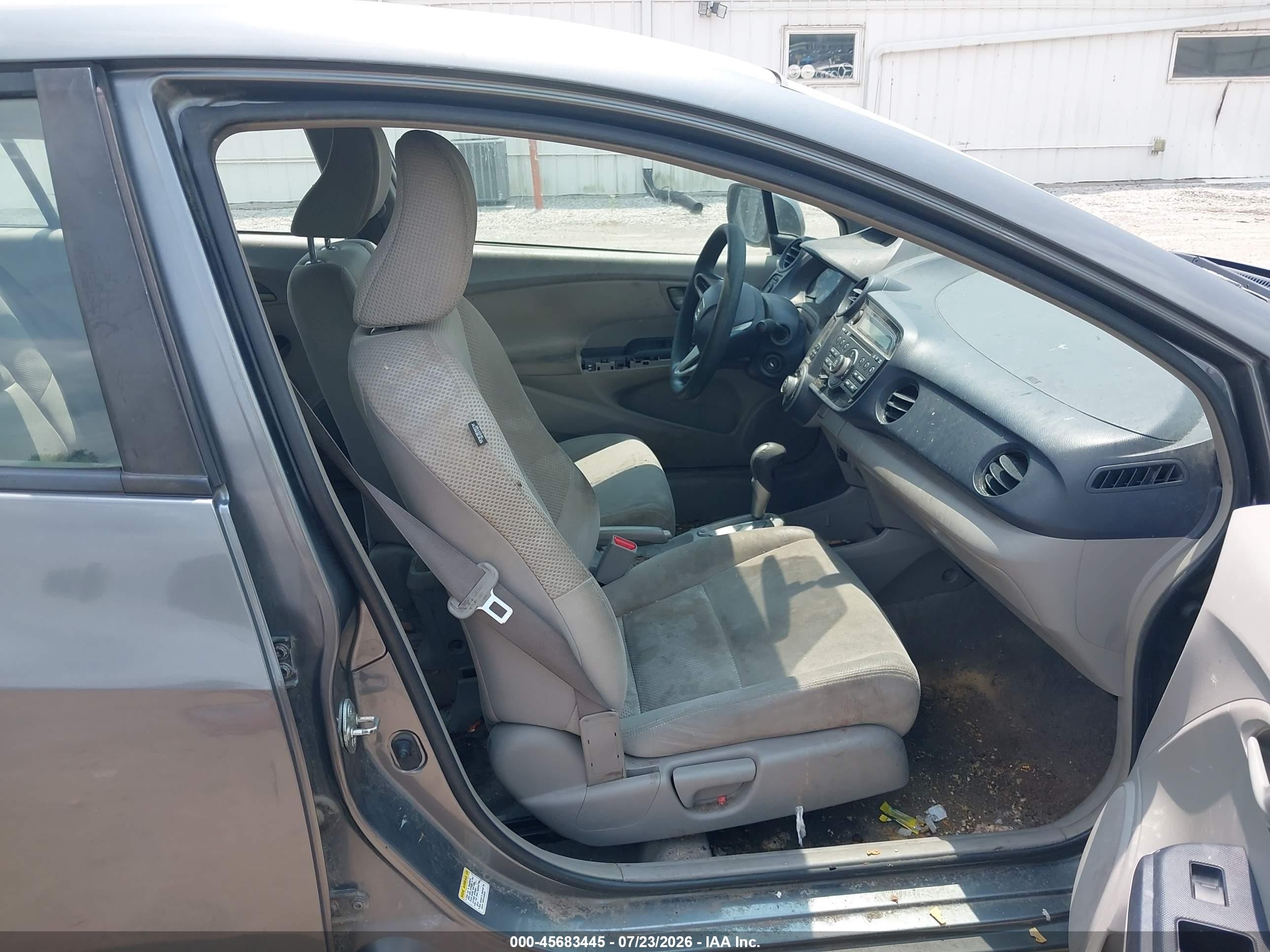 2010 Honda Insight Lx Gray vin: JHMZE2H57AS004457
