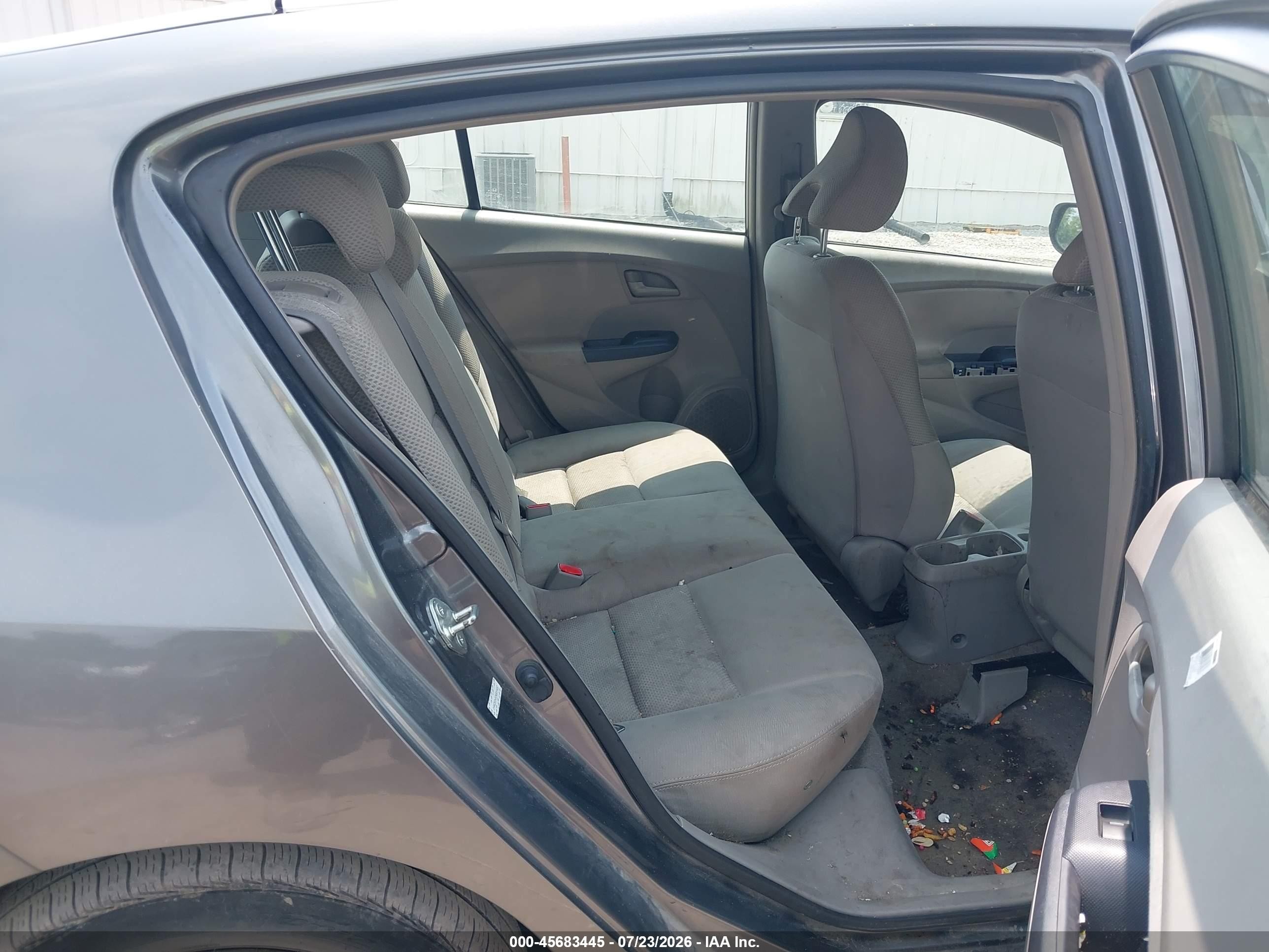 2010 Honda Insight Lx Gray vin: JHMZE2H57AS004457