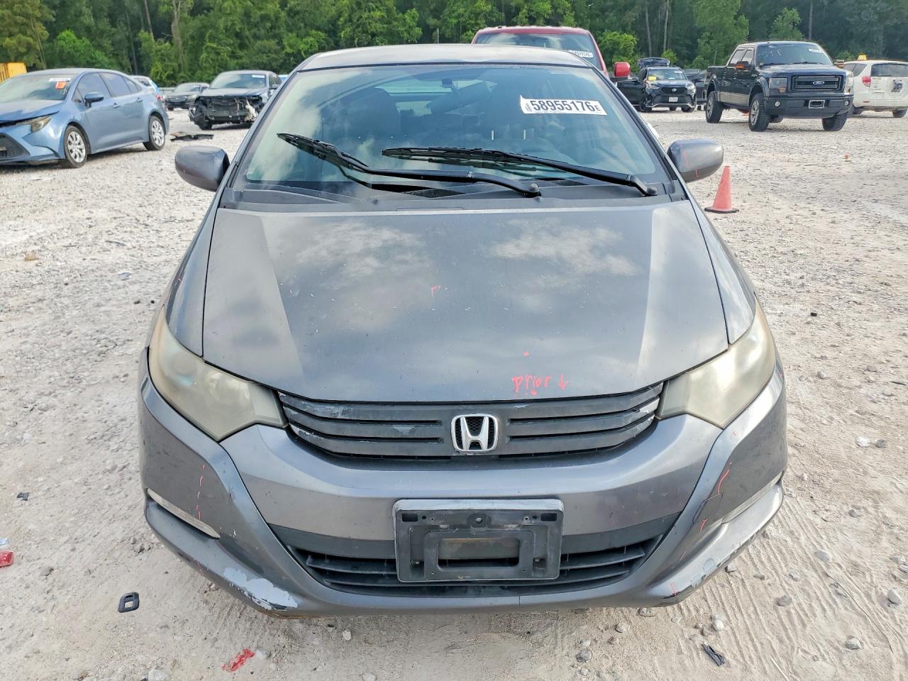 2010 Honda Insight Lx Gray vin: JHMZE2H57AS020366
