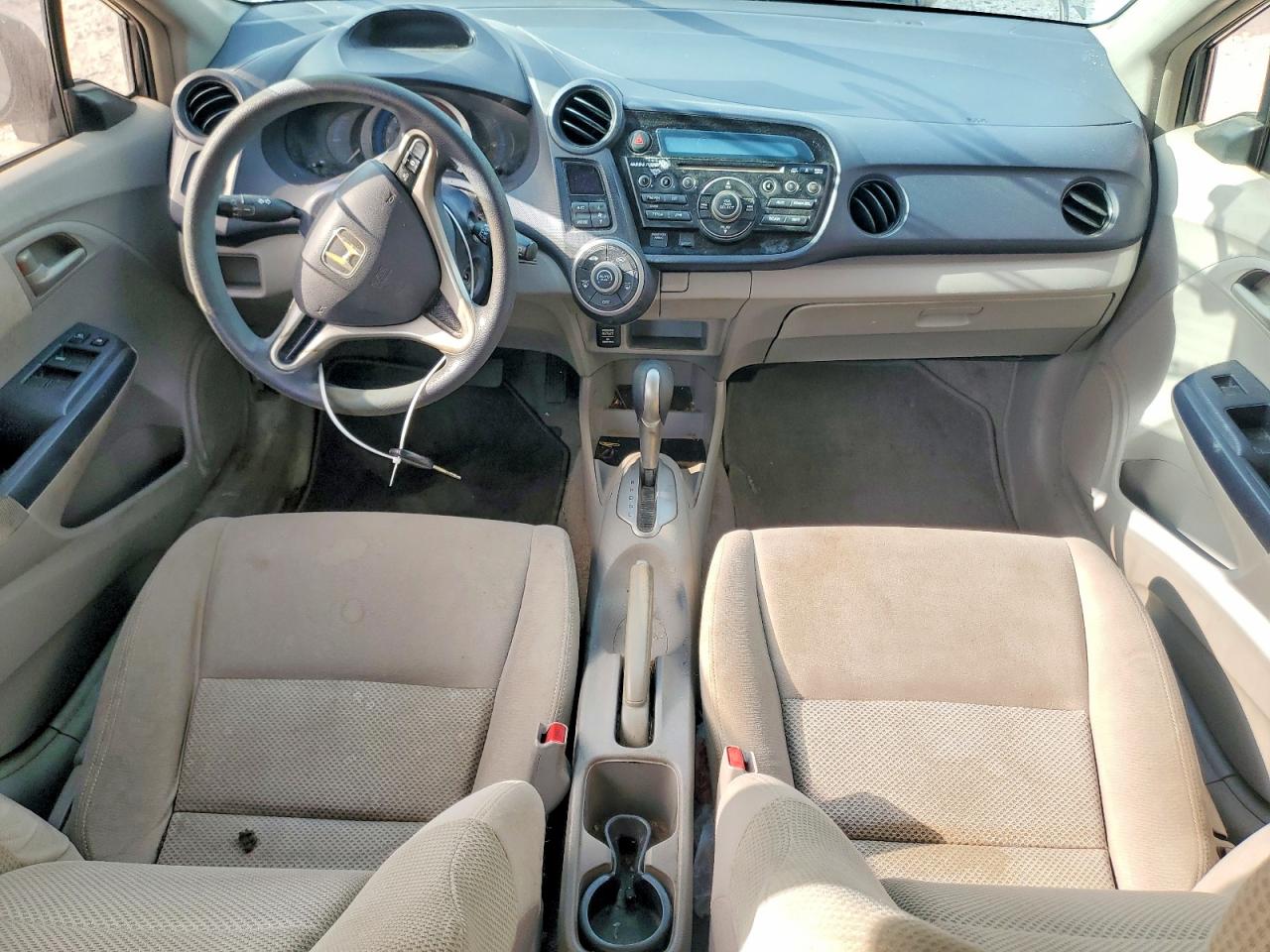 2010 Honda Insight Lx Gray vin: JHMZE2H57AS020366