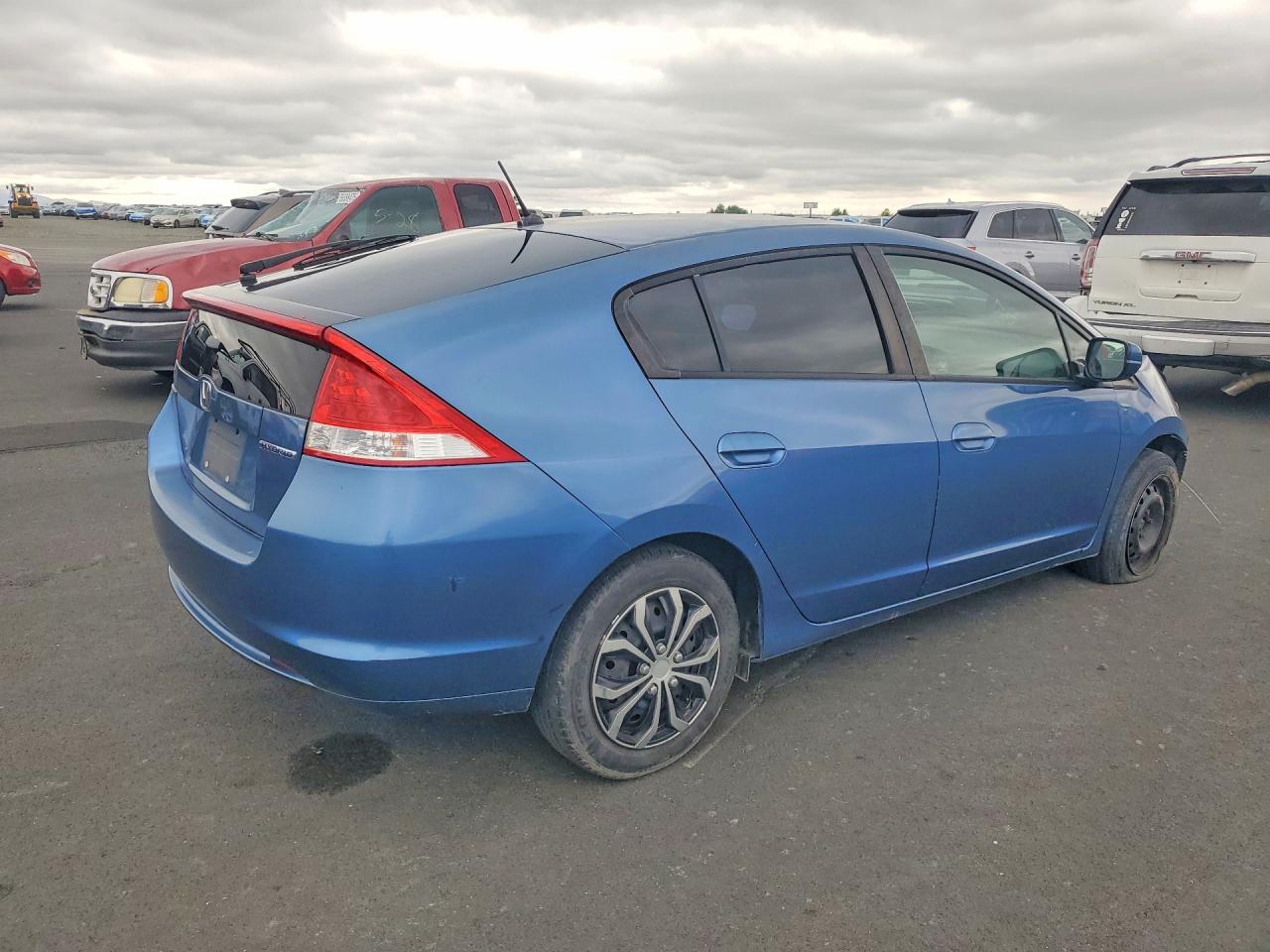 2010 Honda Insight Lx Blue vin: JHMZE2H57AS031495