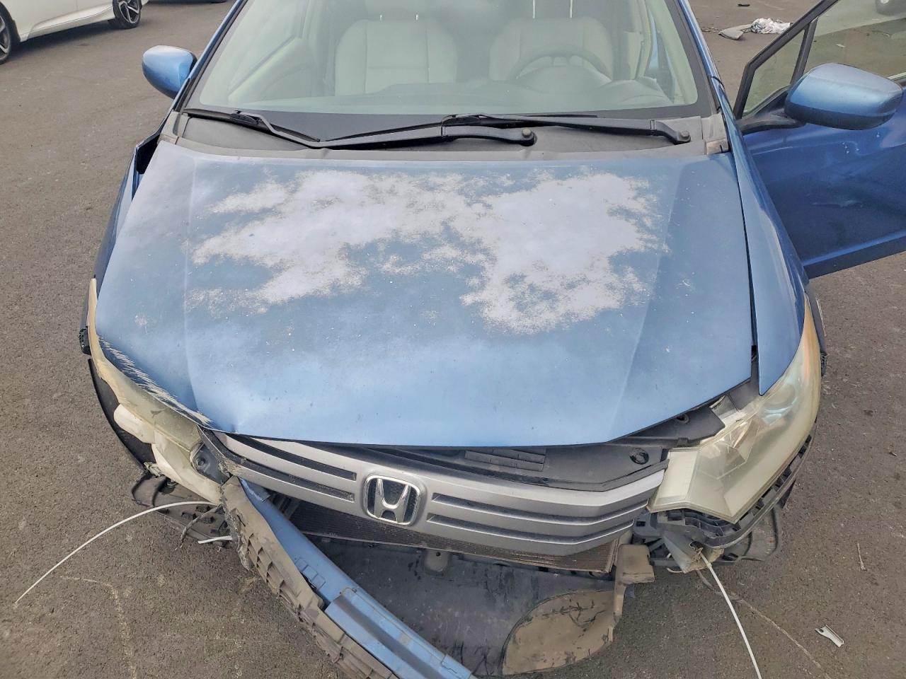 2010 Honda Insight Lx Blue vin: JHMZE2H57AS031495