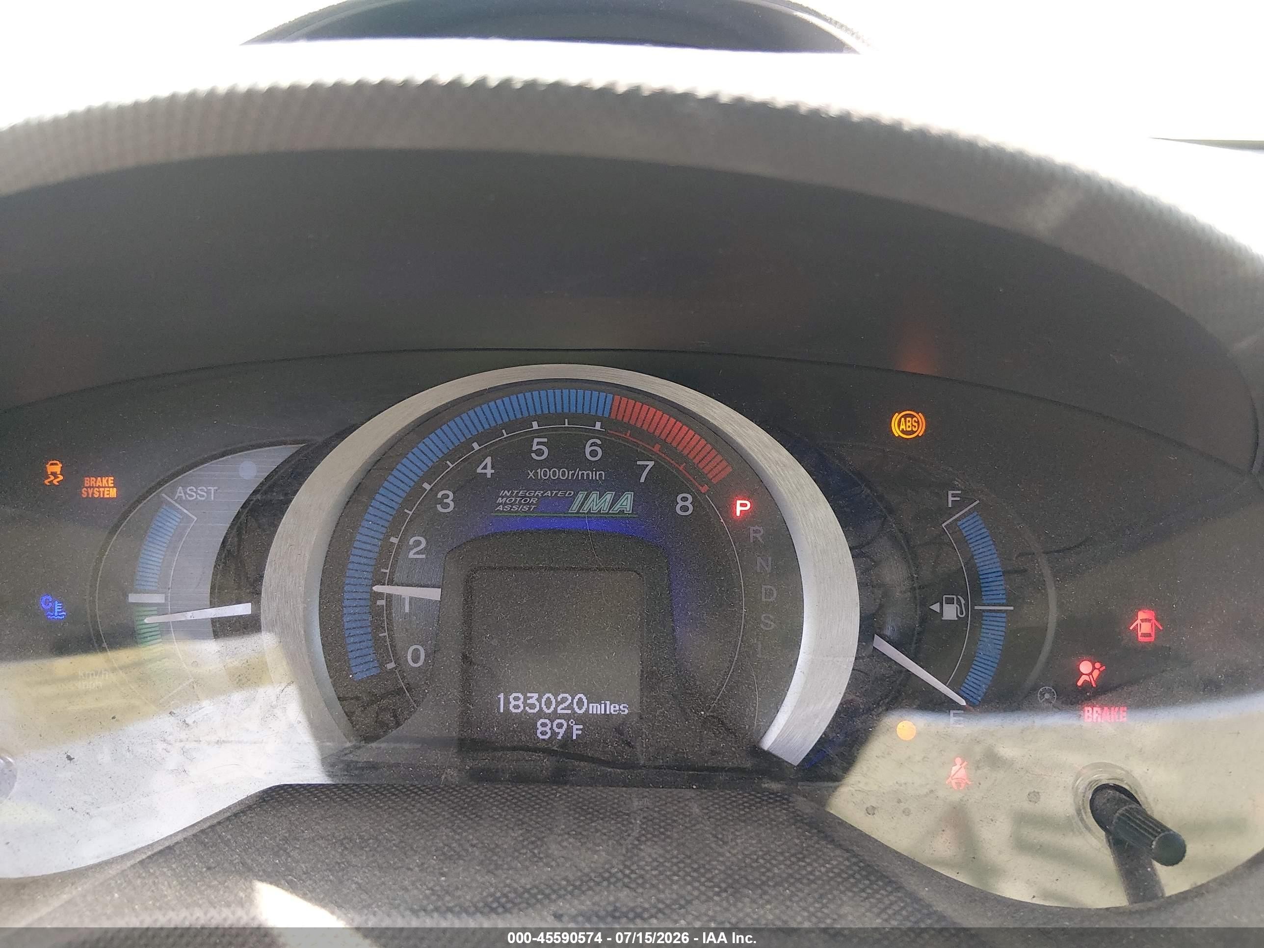 2011 Honda Insight Lx Black vin: JHMZE2H57BS006677