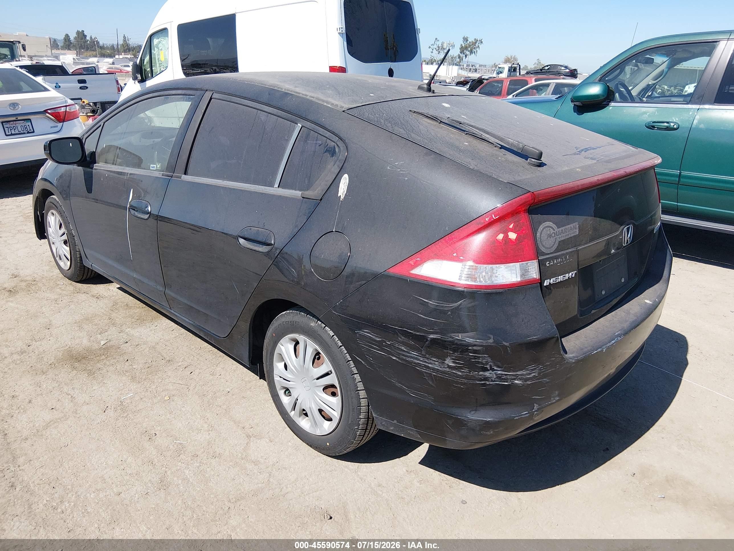 2011 Honda Insight Lx Black vin: JHMZE2H57BS006677