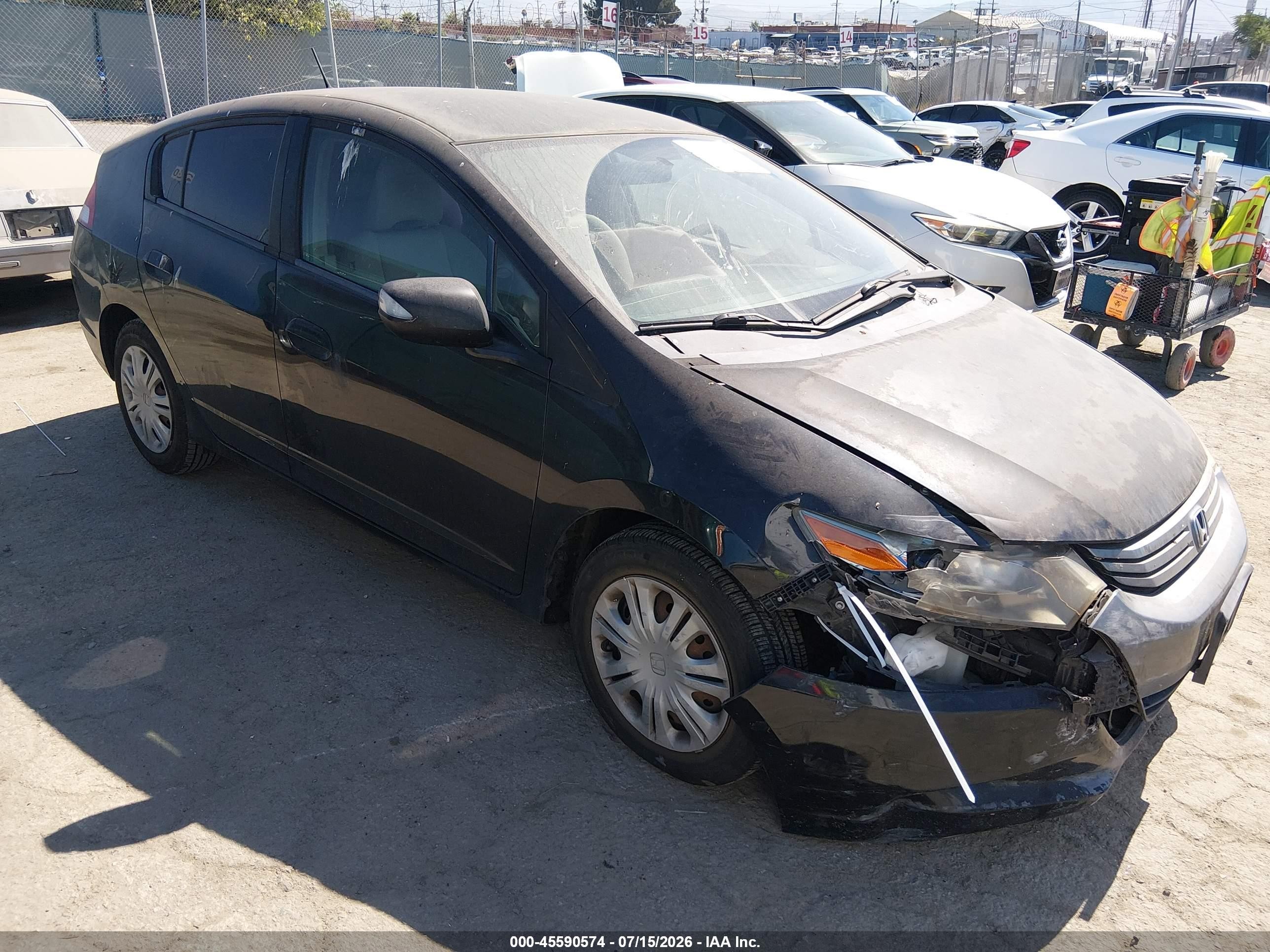 2011 Honda Insight Lx Черный vin: JHMZE2H57BS006677