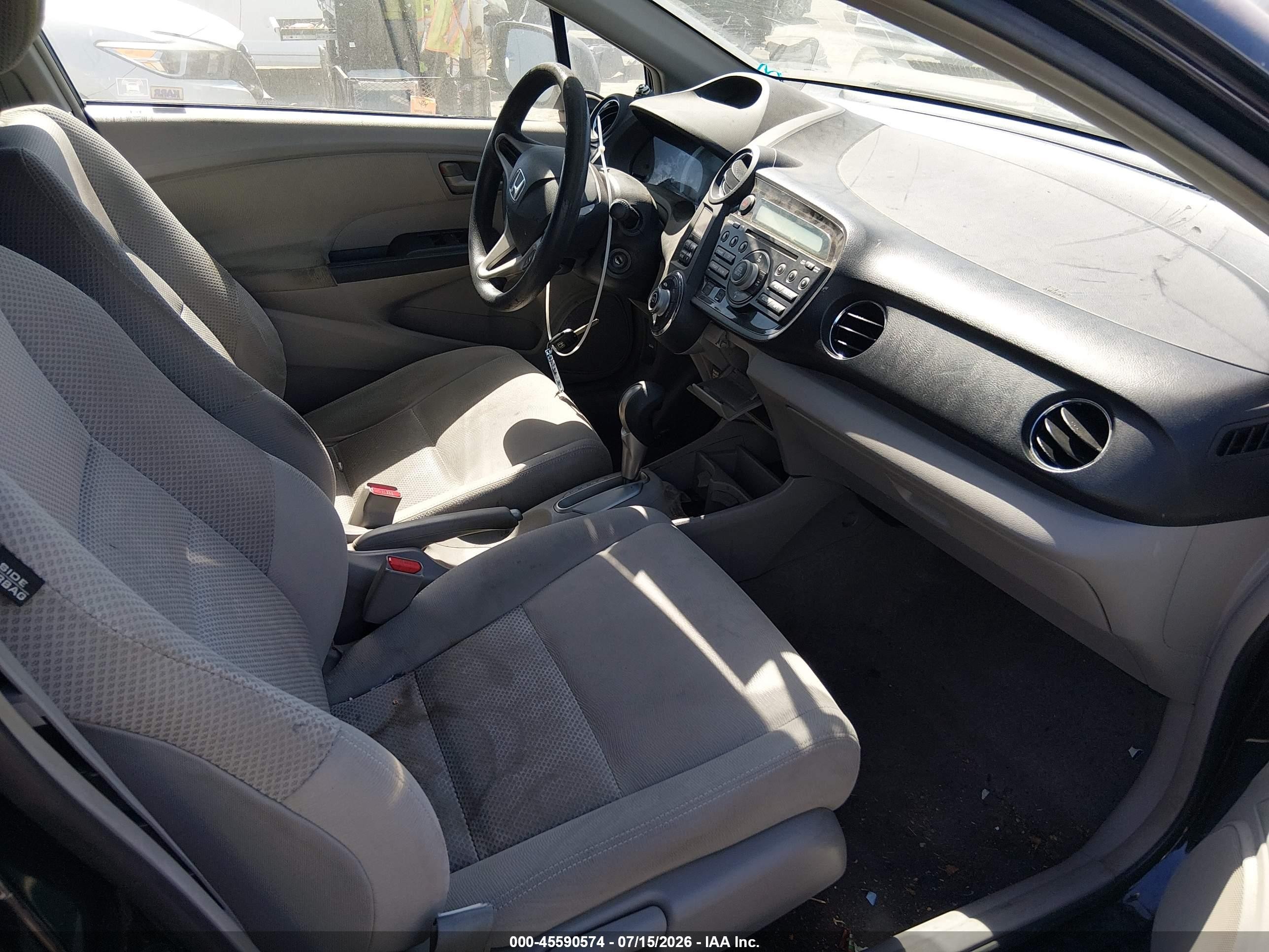 2011 Honda Insight Lx Black vin: JHMZE2H57BS006677