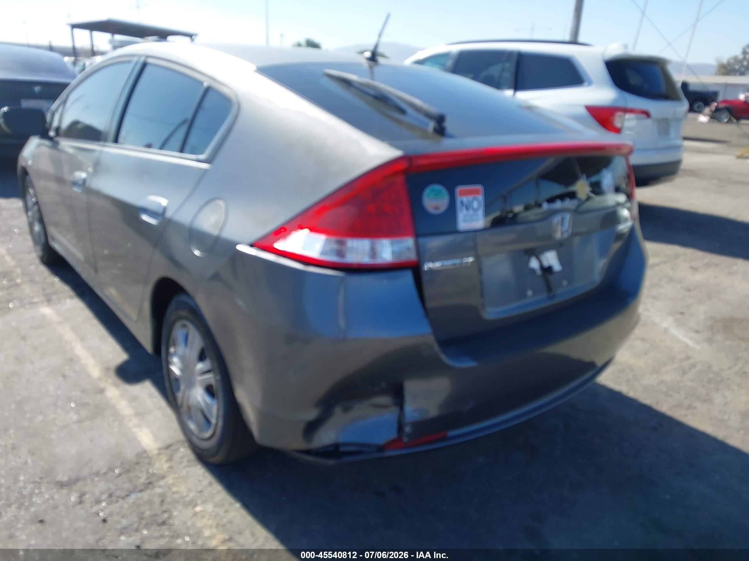 2011 Honda Insight Lx Gray vin: JHMZE2H57BS009952
