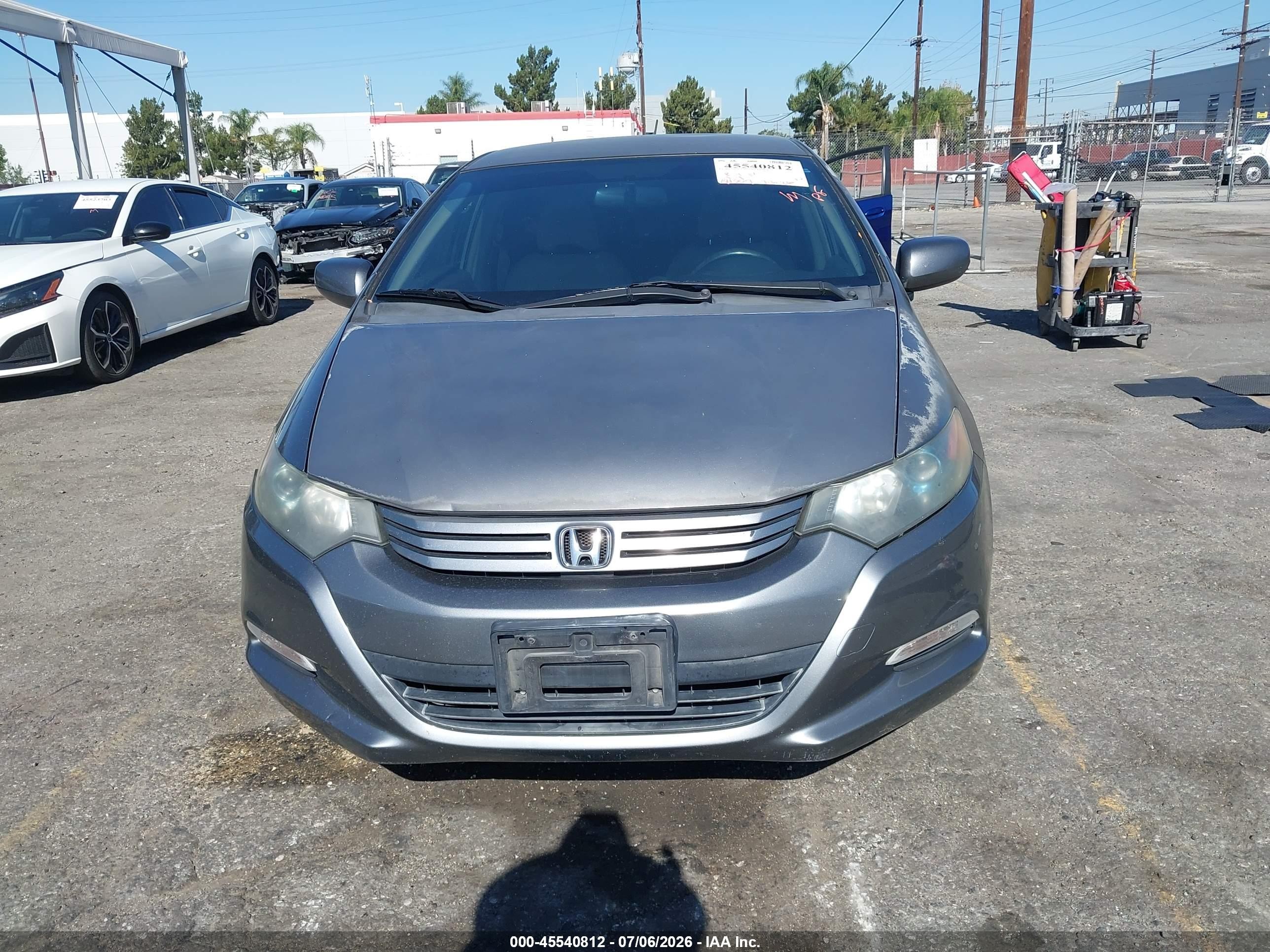 2011 Honda Insight Lx Gray vin: JHMZE2H57BS009952
