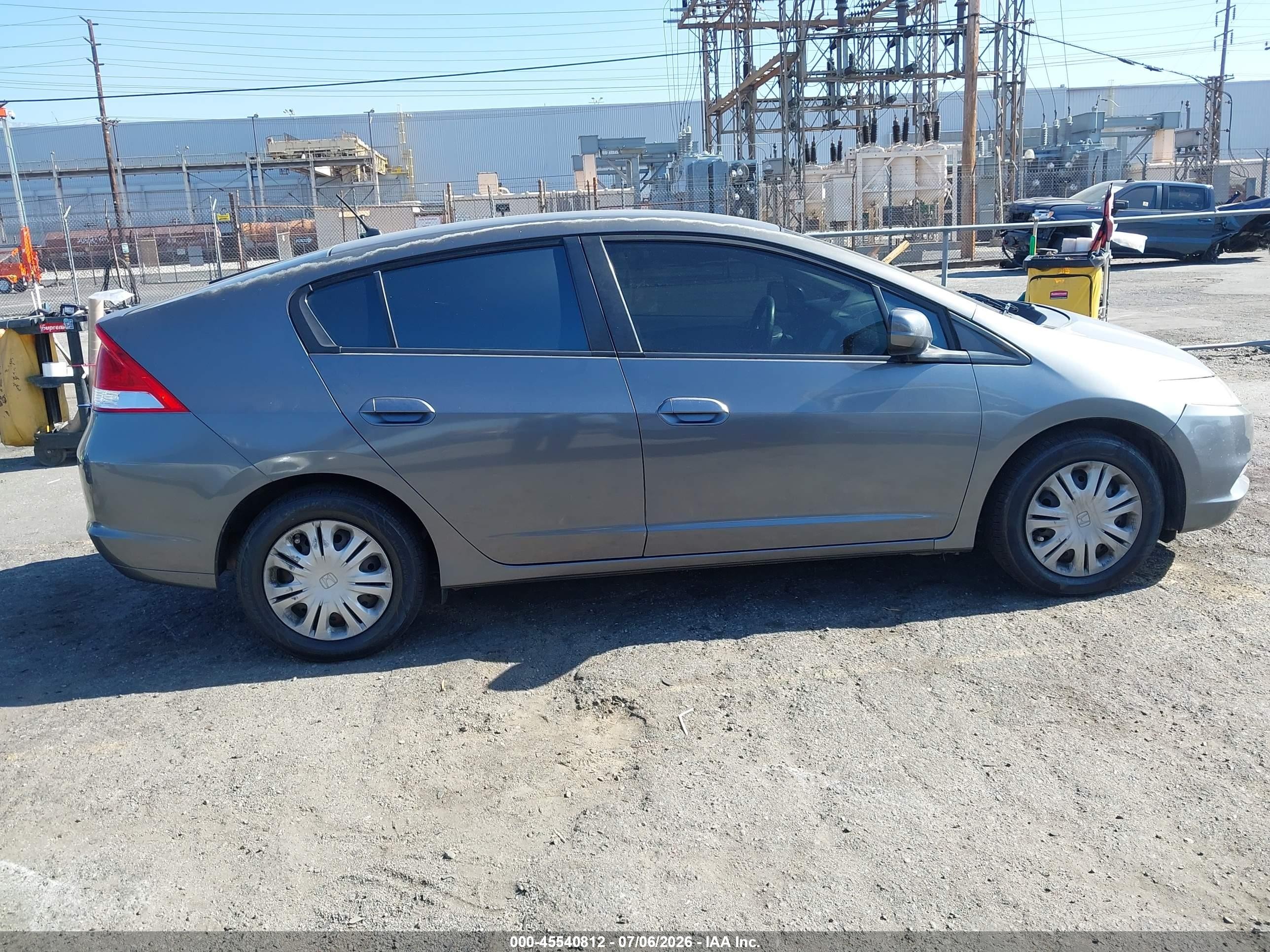 2011 Honda Insight Lx Gray vin: JHMZE2H57BS009952