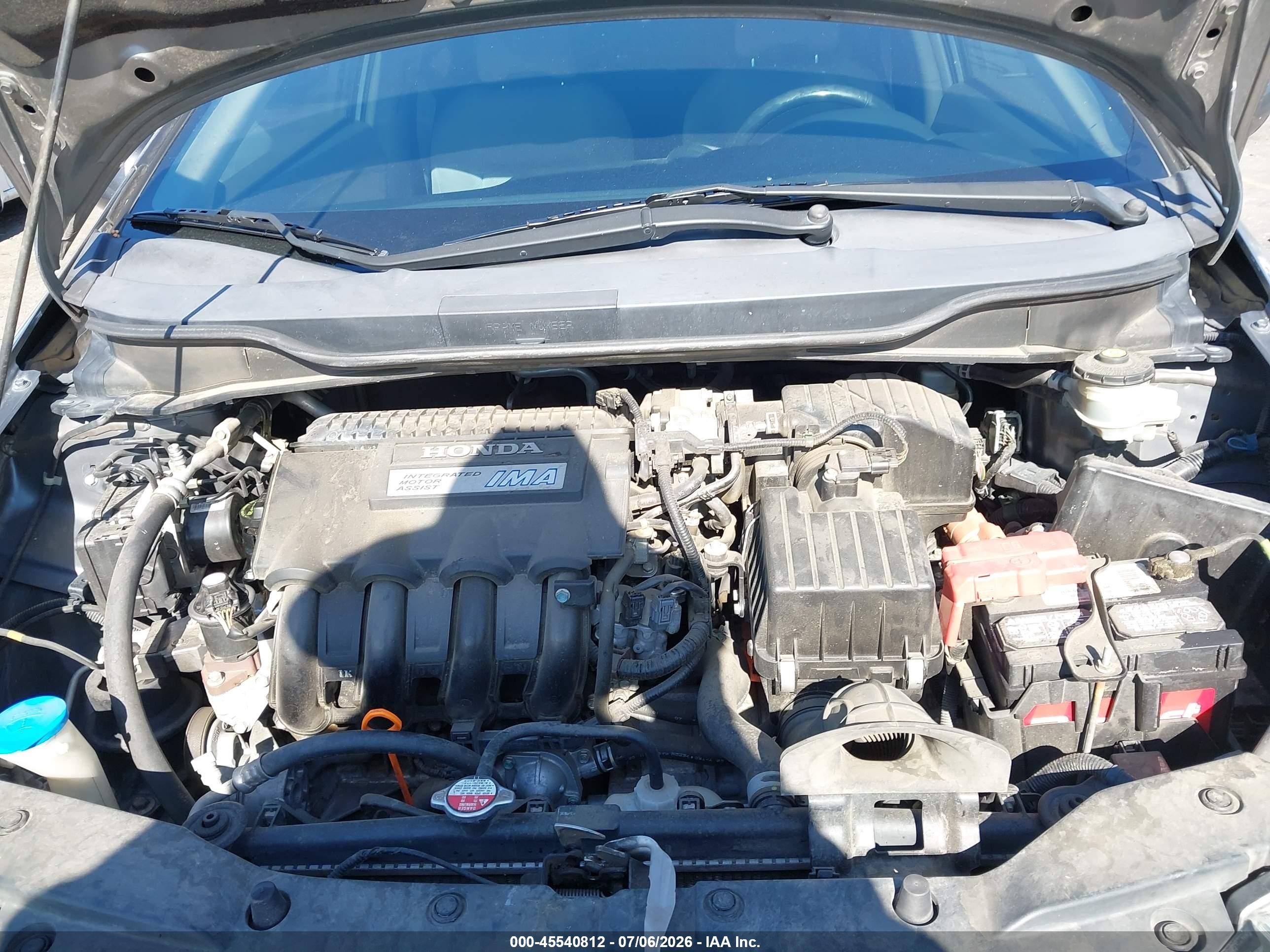 2011 Honda Insight Lx Gray vin: JHMZE2H57BS009952