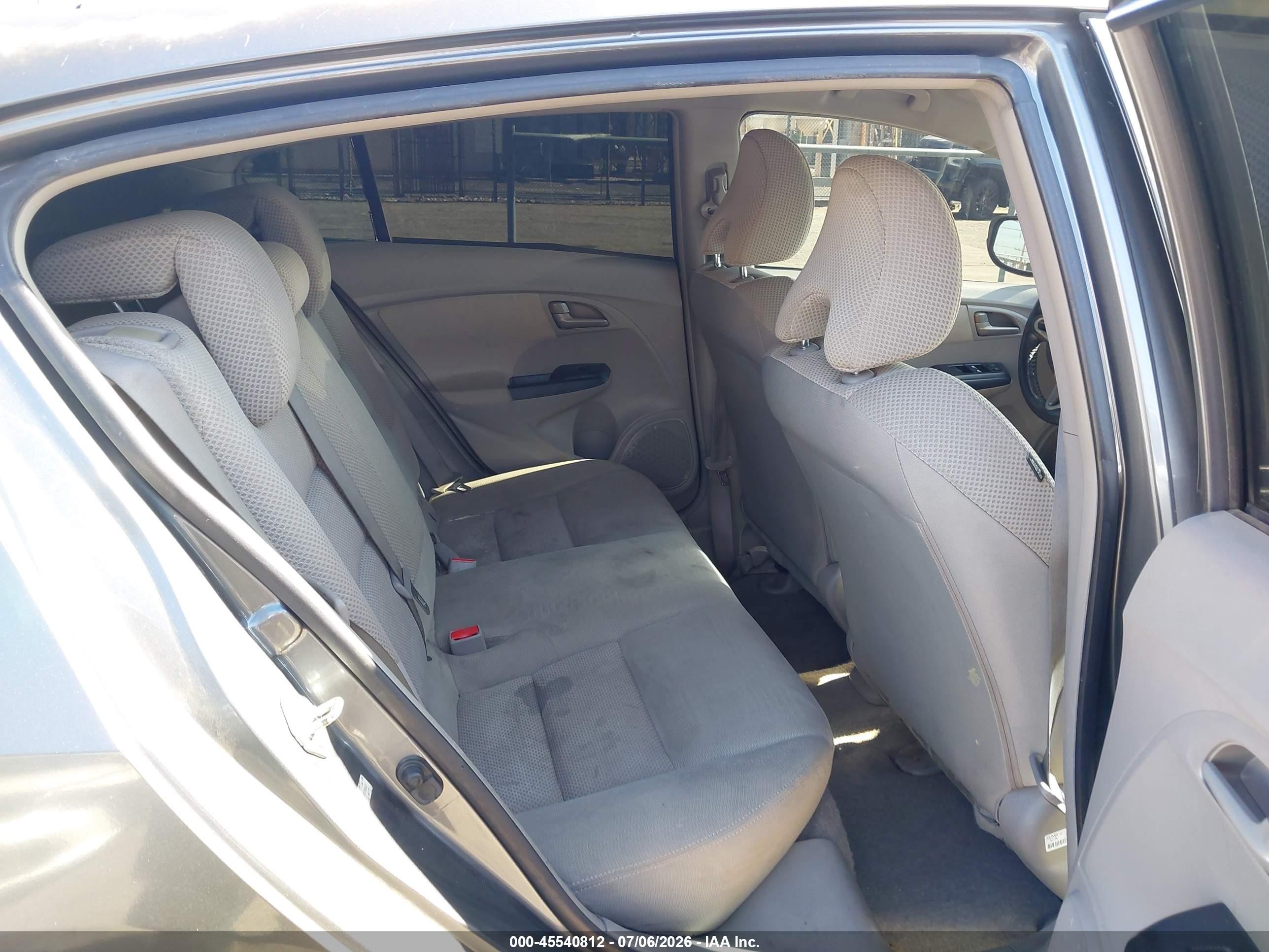 2011 Honda Insight Lx Gray vin: JHMZE2H57BS009952
