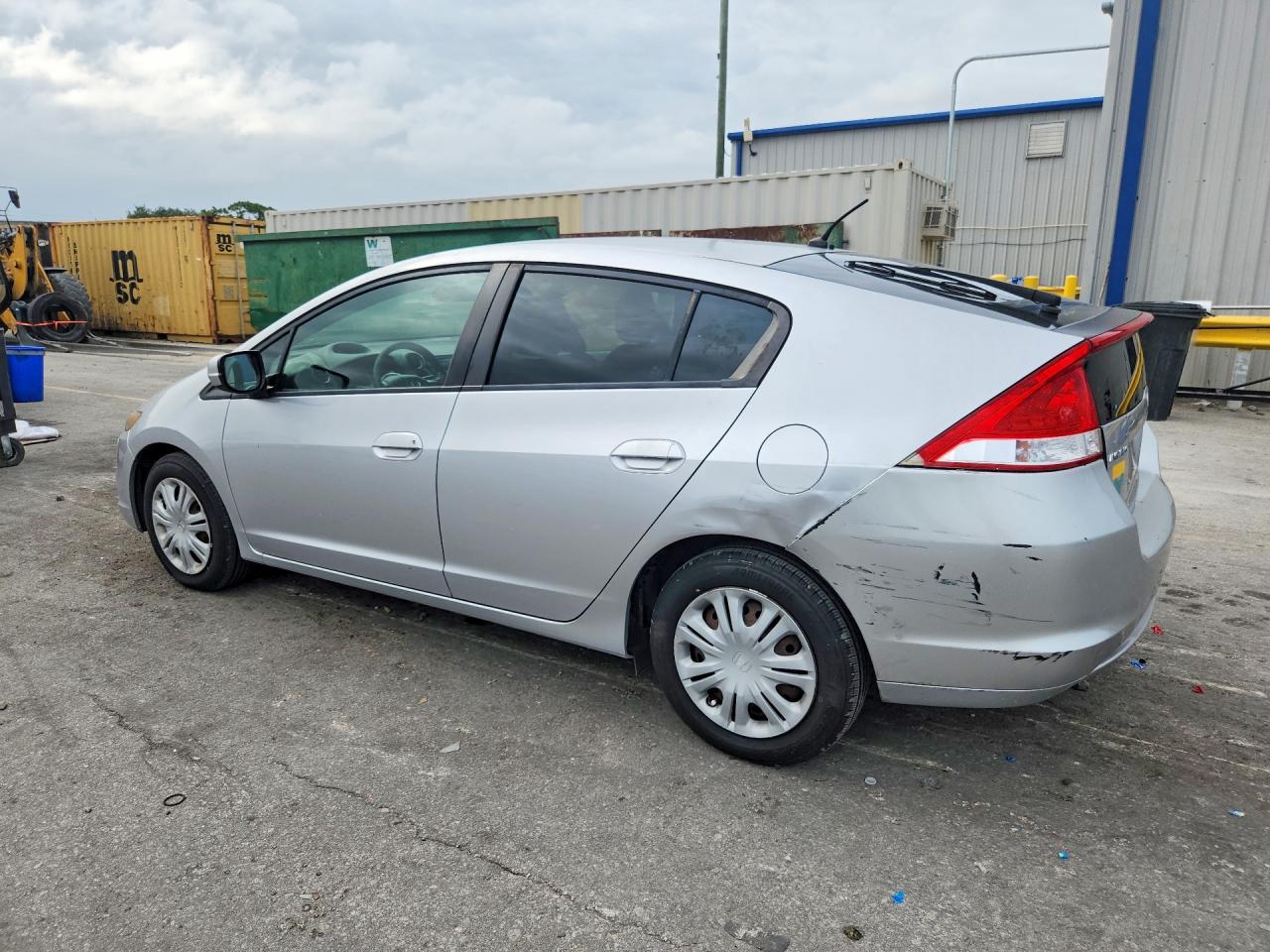 2011 Honda Insight Lx Silver vin: JHMZE2H57BS012687