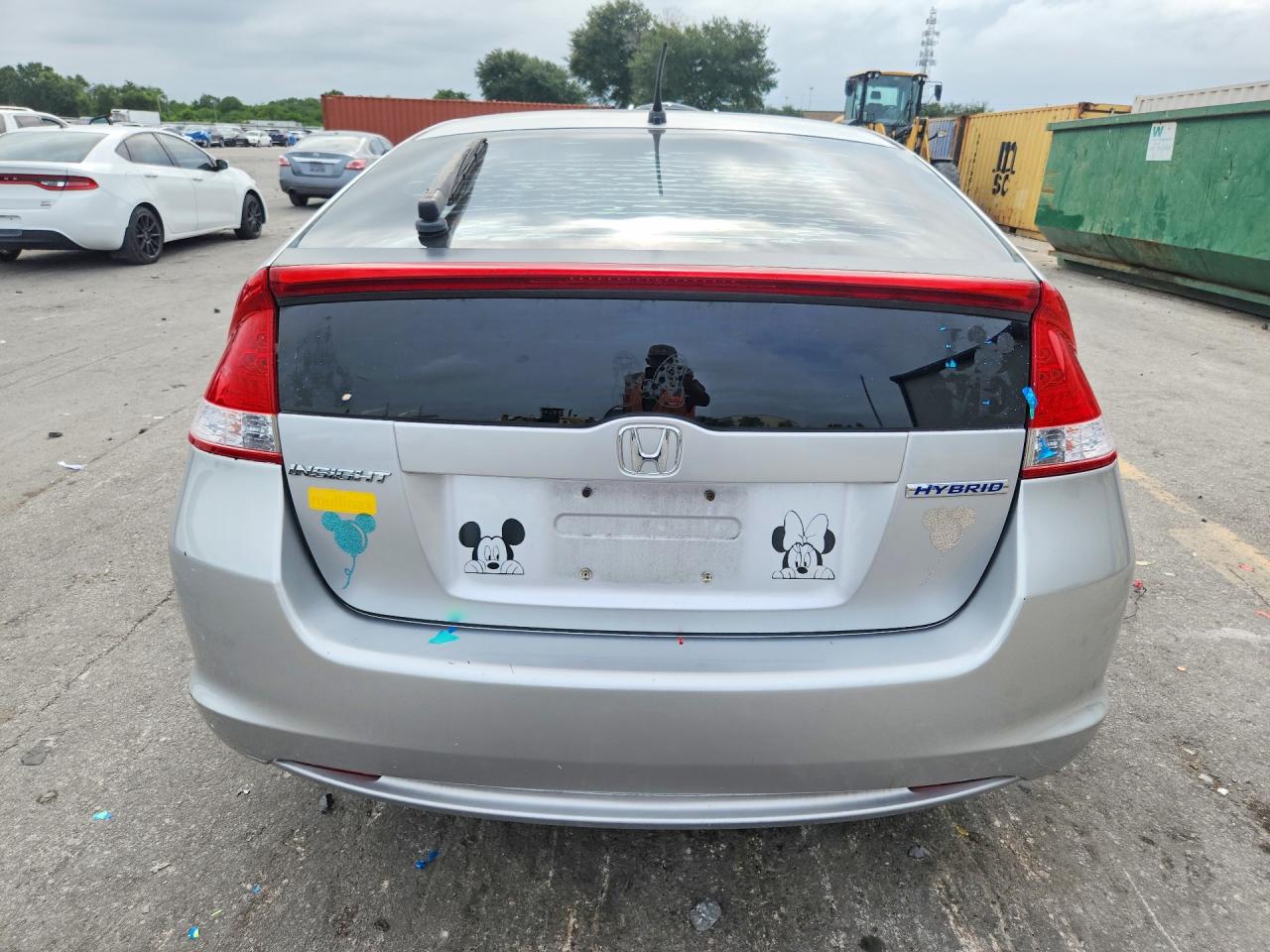 2011 Honda Insight Lx Silver vin: JHMZE2H57BS012687