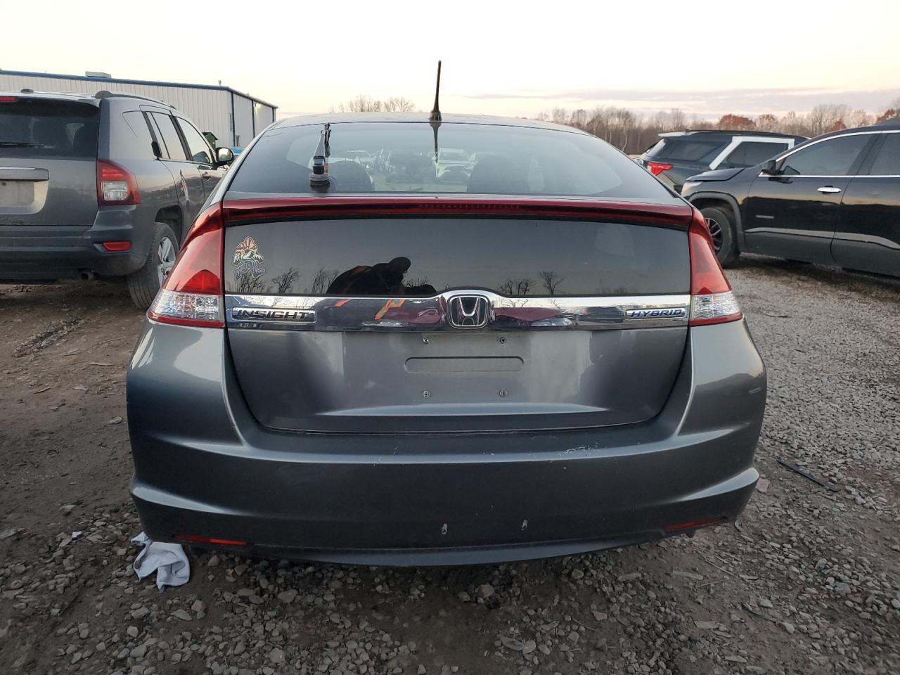 2014 Honda Insight Lx Gray vin: JHMZE2H57ES002679