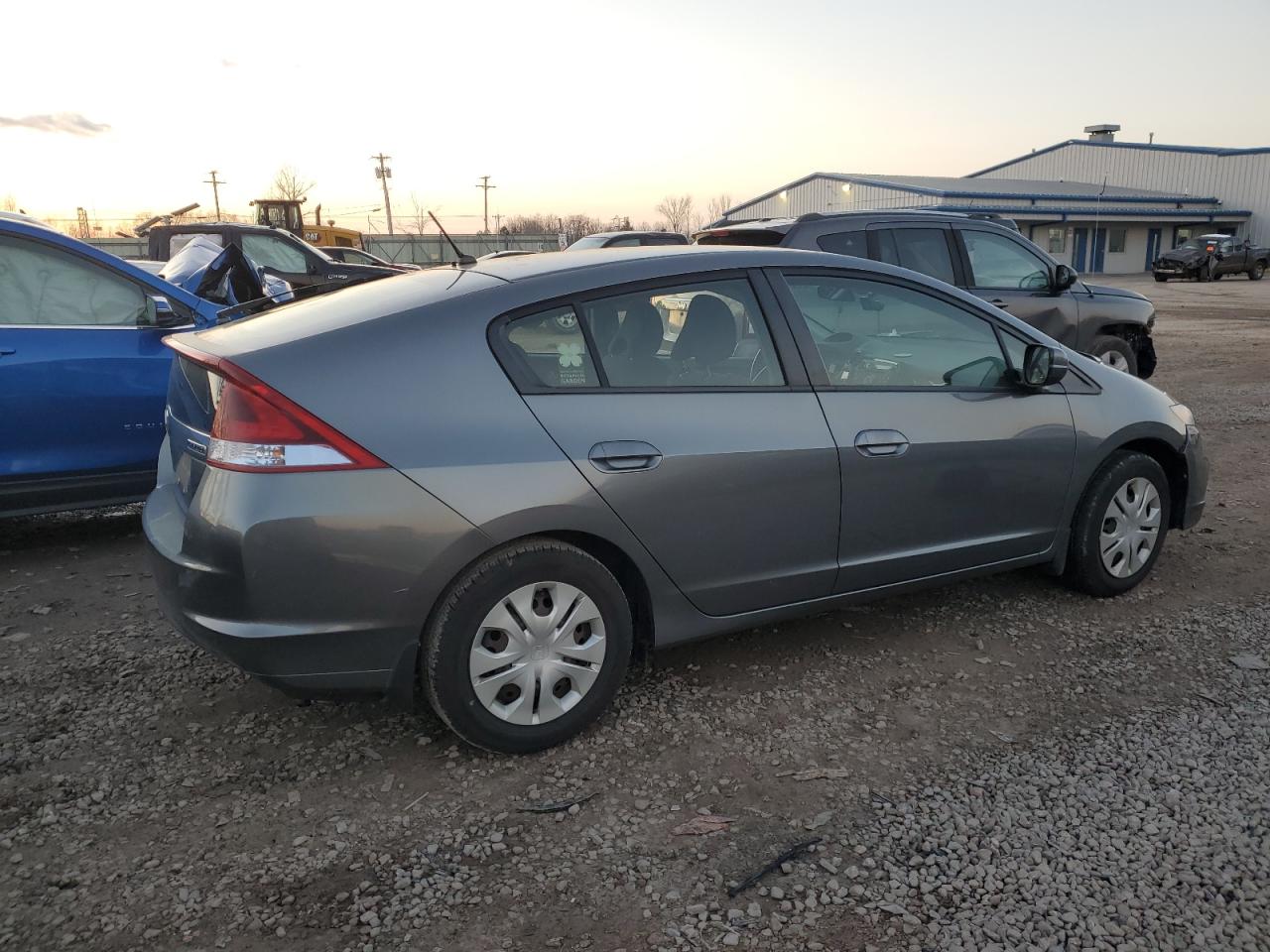2014 Honda Insight Lx Gray vin: JHMZE2H57ES002679