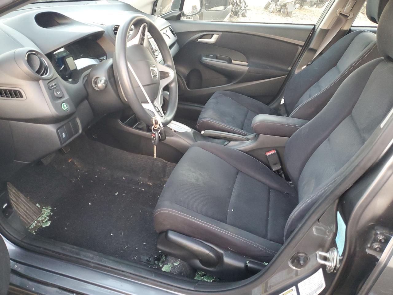 2014 Honda Insight Lx Gray vin: JHMZE2H57ES002679