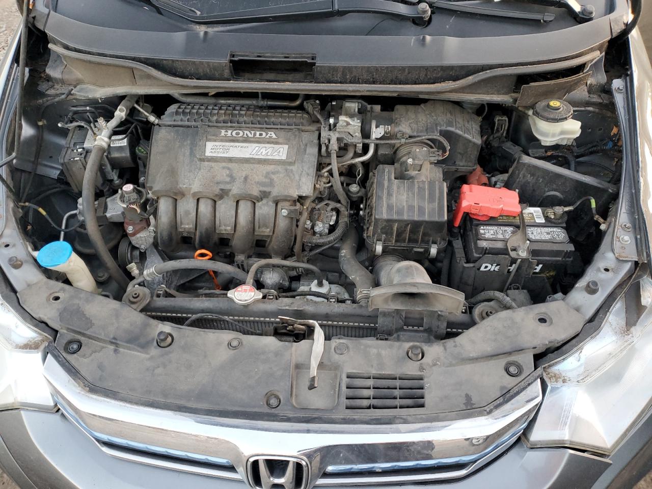 2014 Honda Insight Lx Gray vin: JHMZE2H57ES002679