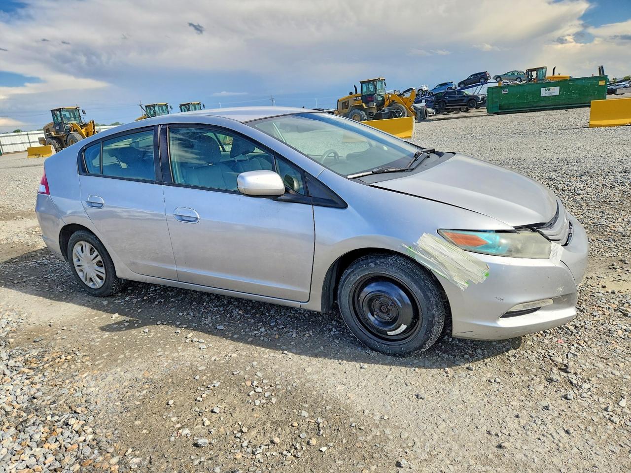 2010 Honda Insight Lx Silver vin: JHMZE2H58AS010977