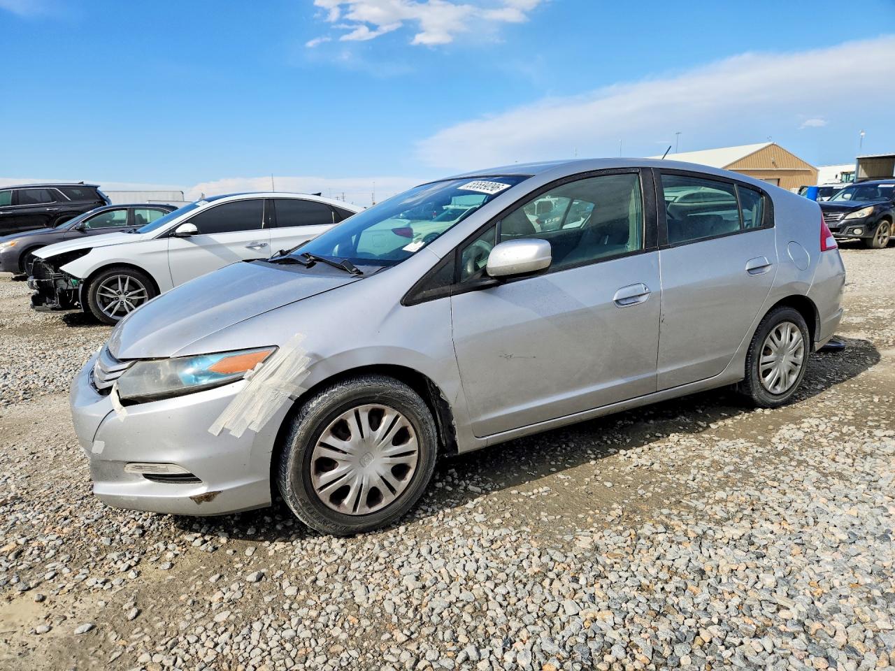 2010 Honda Insight Lx Silver vin: JHMZE2H58AS010977