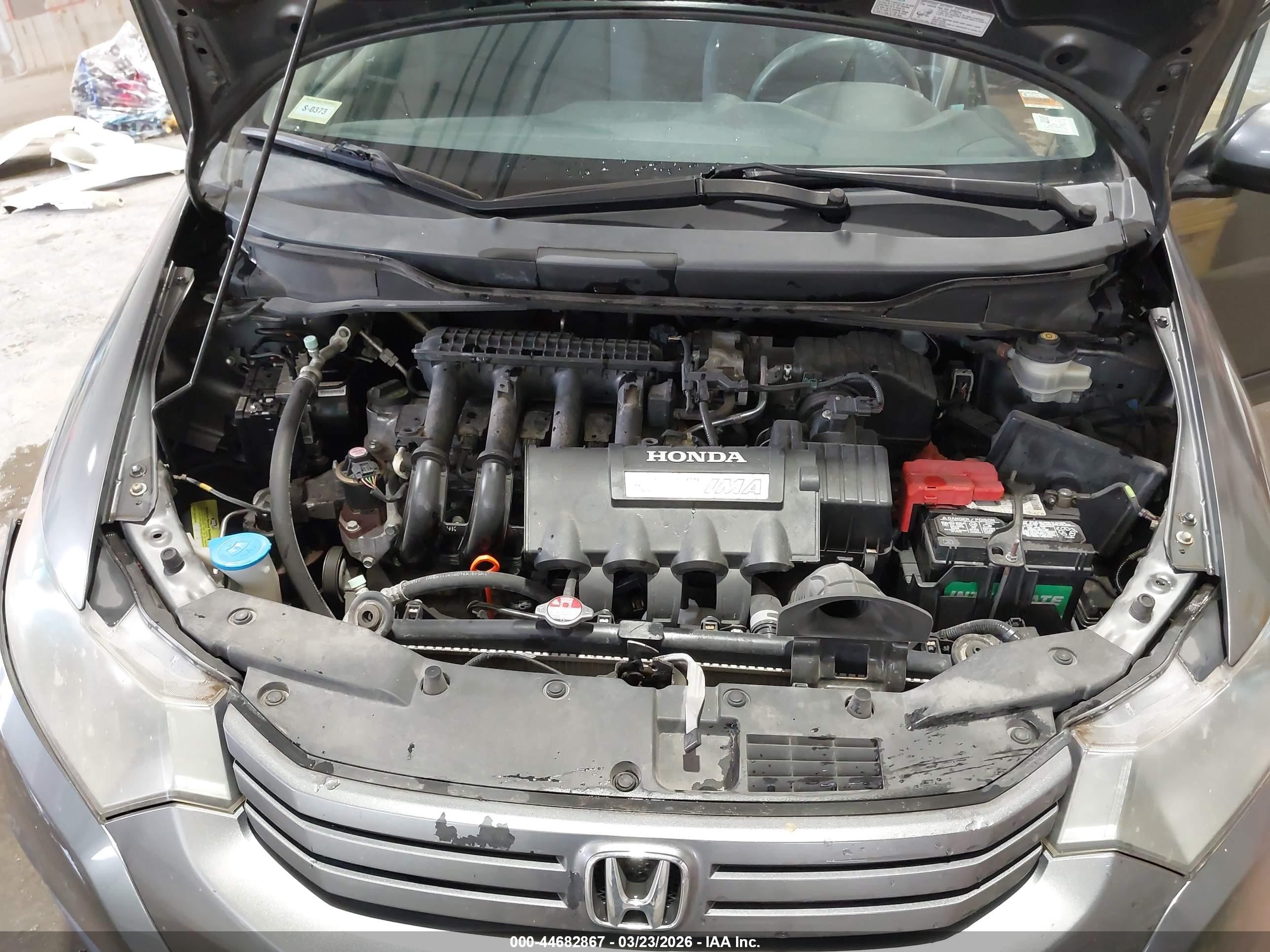 2010 Honda Insight Lx Gray vin: JHMZE2H58AS012146