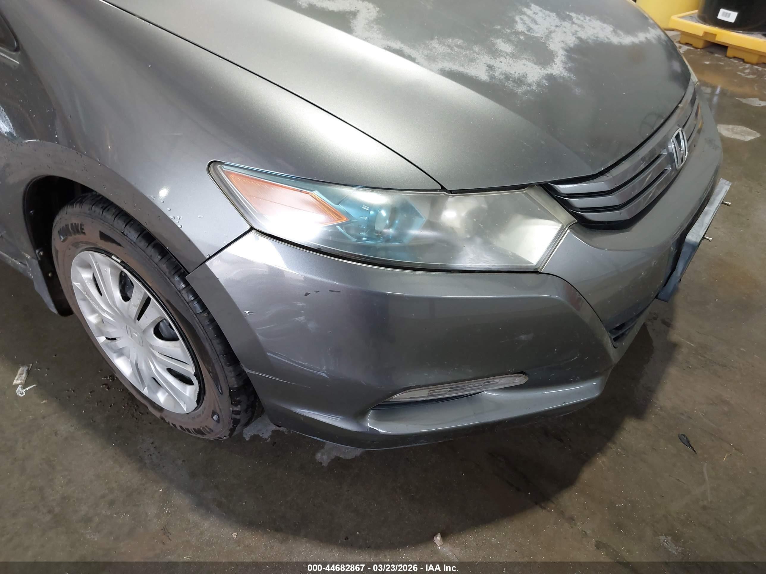 2010 Honda Insight Lx Gray vin: JHMZE2H58AS012146