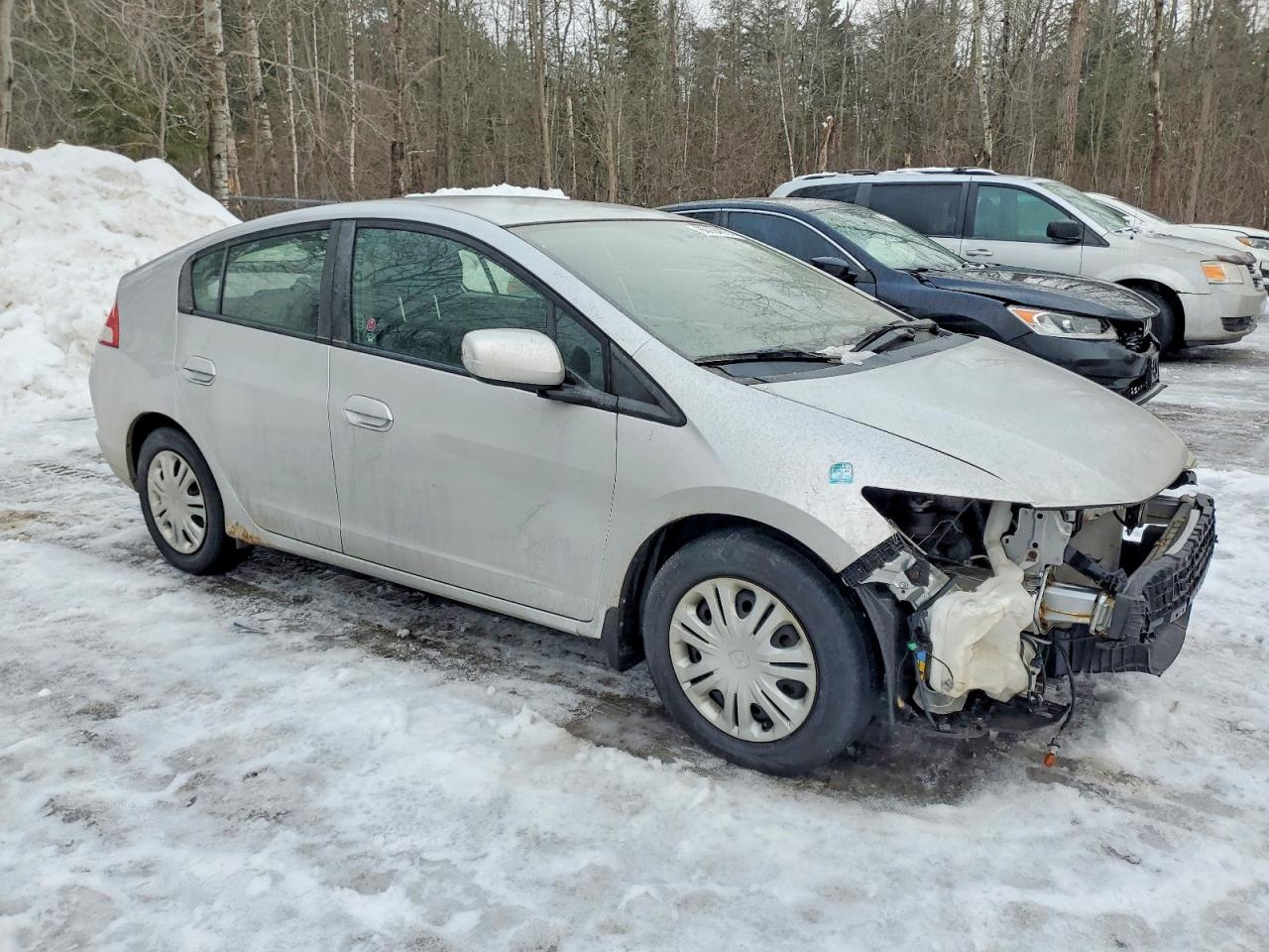 2010 Honda Insight Lx Silver vin: JHMZE2H58AS800991