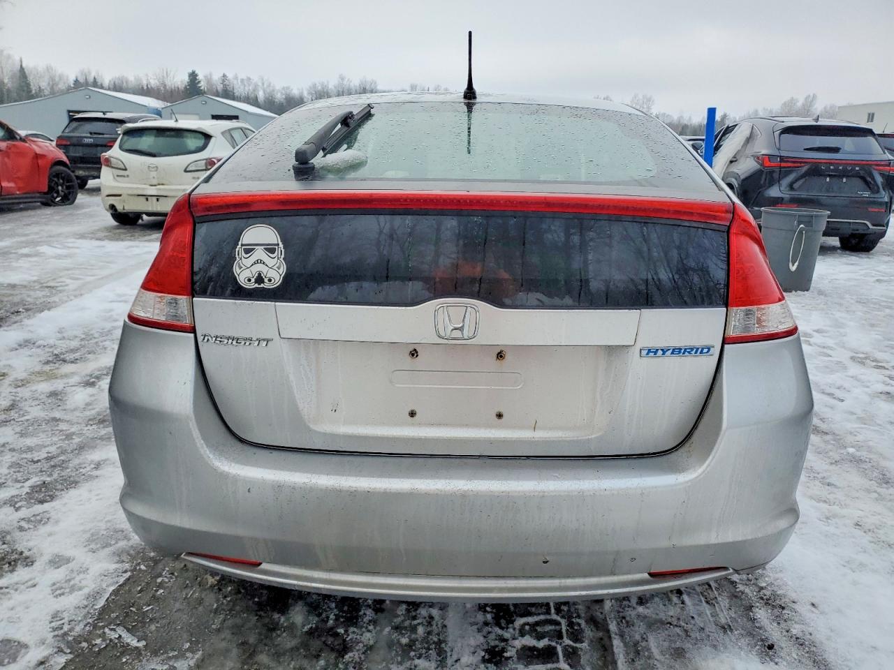 2010 Honda Insight Lx Silver vin: JHMZE2H58AS800991