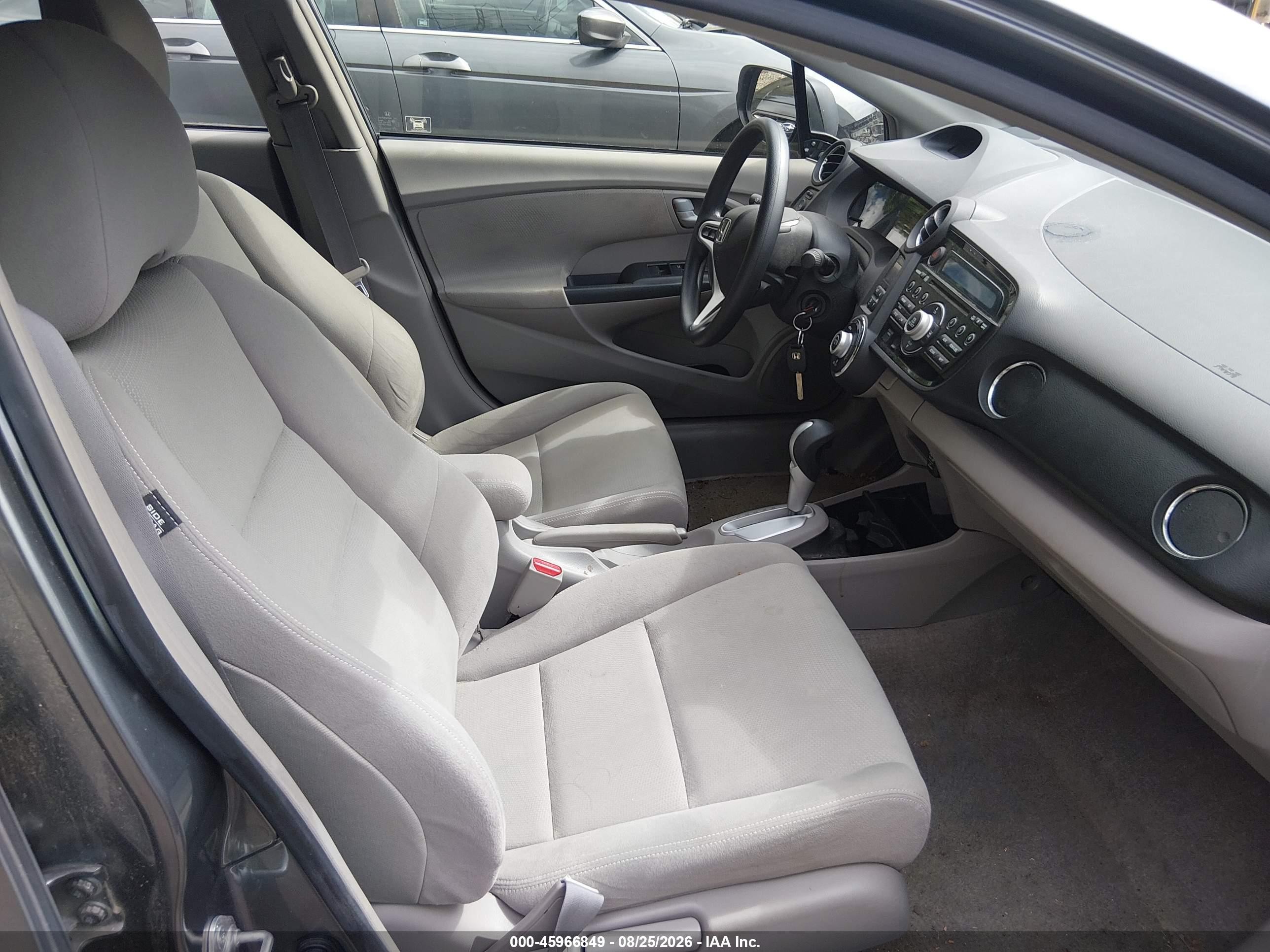 2012 Honda Insight Lx Gray vin: JHMZE2H58CS006544