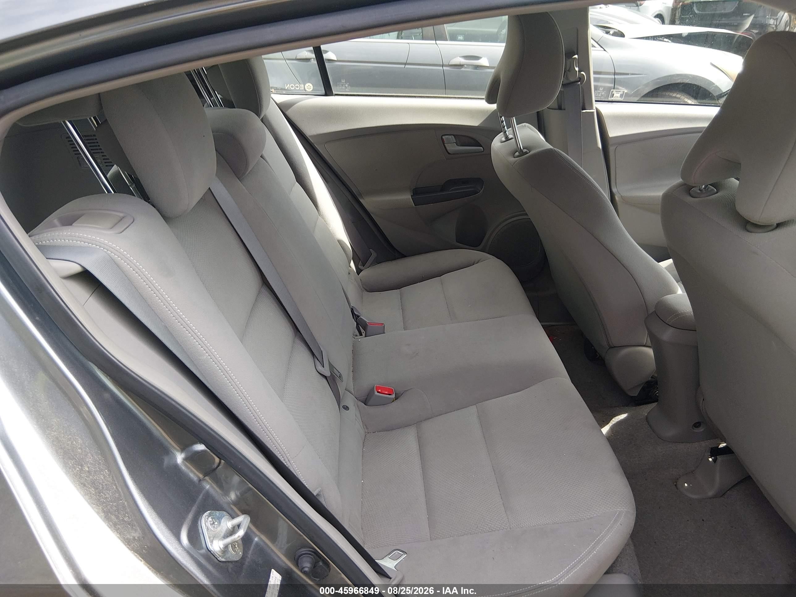 2012 Honda Insight Lx Gray vin: JHMZE2H58CS006544
