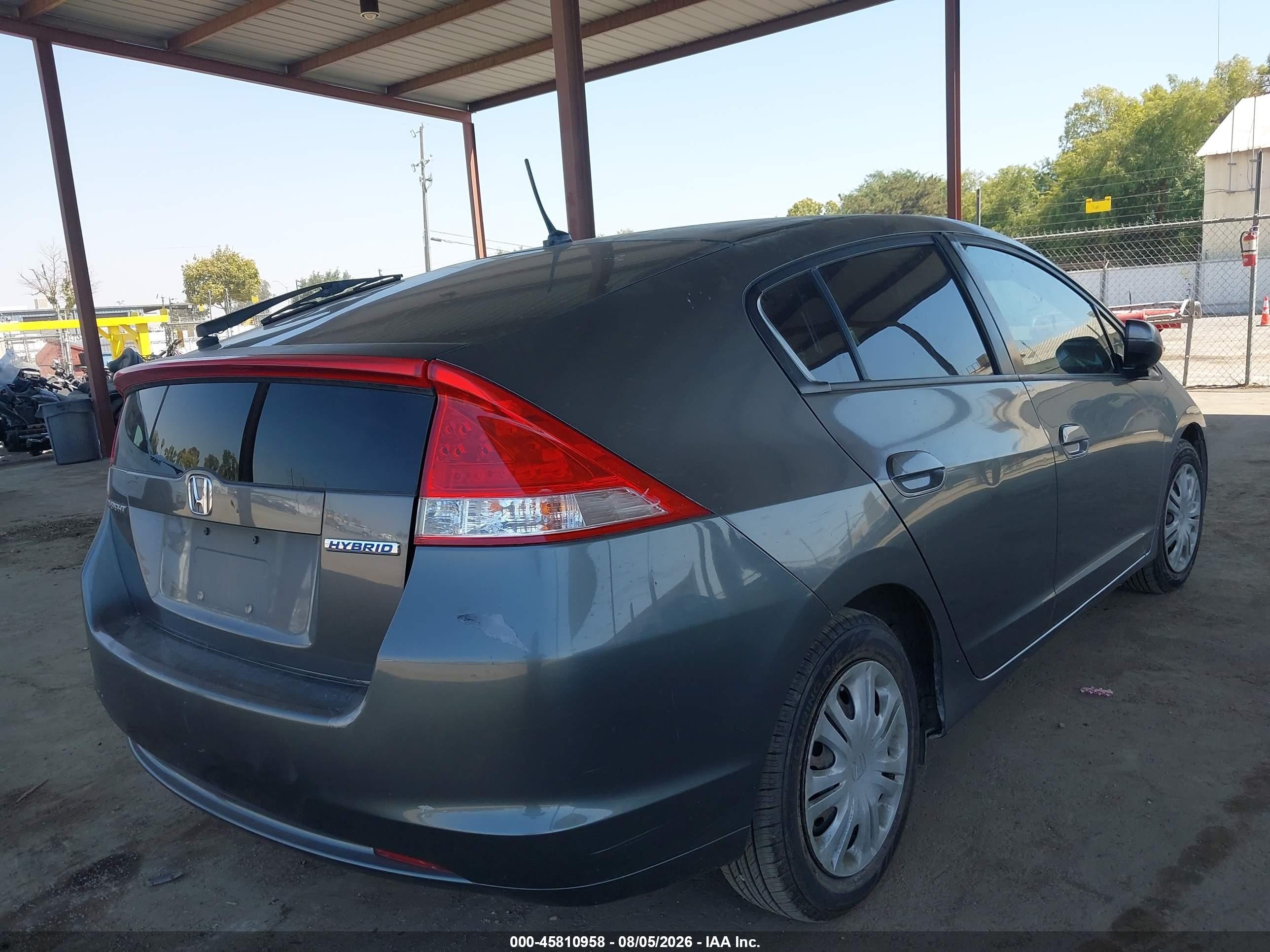 2011 Honda Insight Lx Серый vin: JHMZE2H59BS005014
