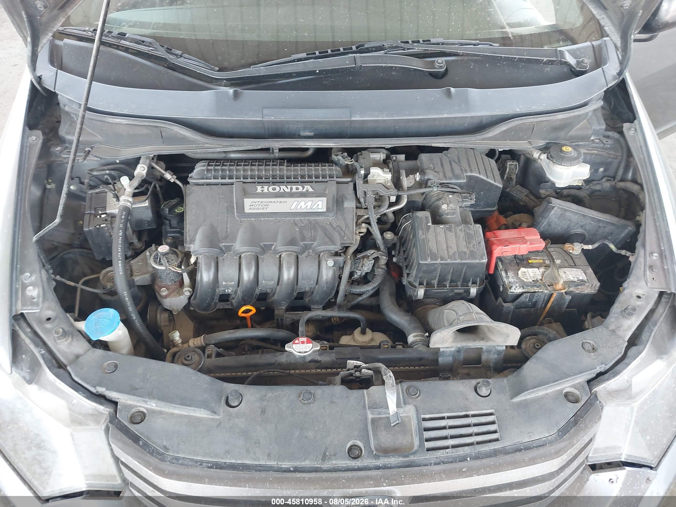 2011 Honda Insight Lx Серый vin: JHMZE2H59BS005014
