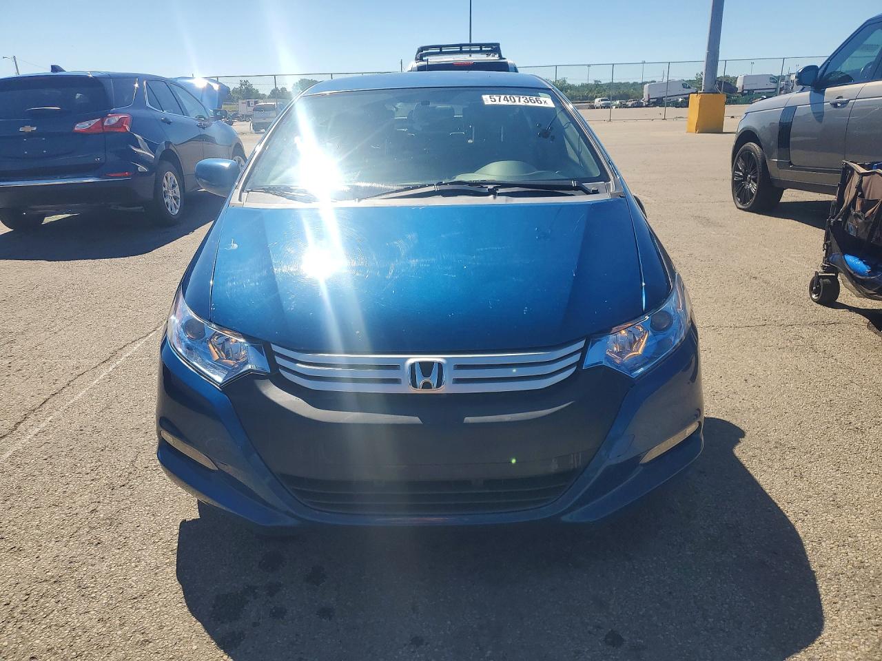 2012 Honda Insight Lx Blue vin: JHMZE2H59CS001417