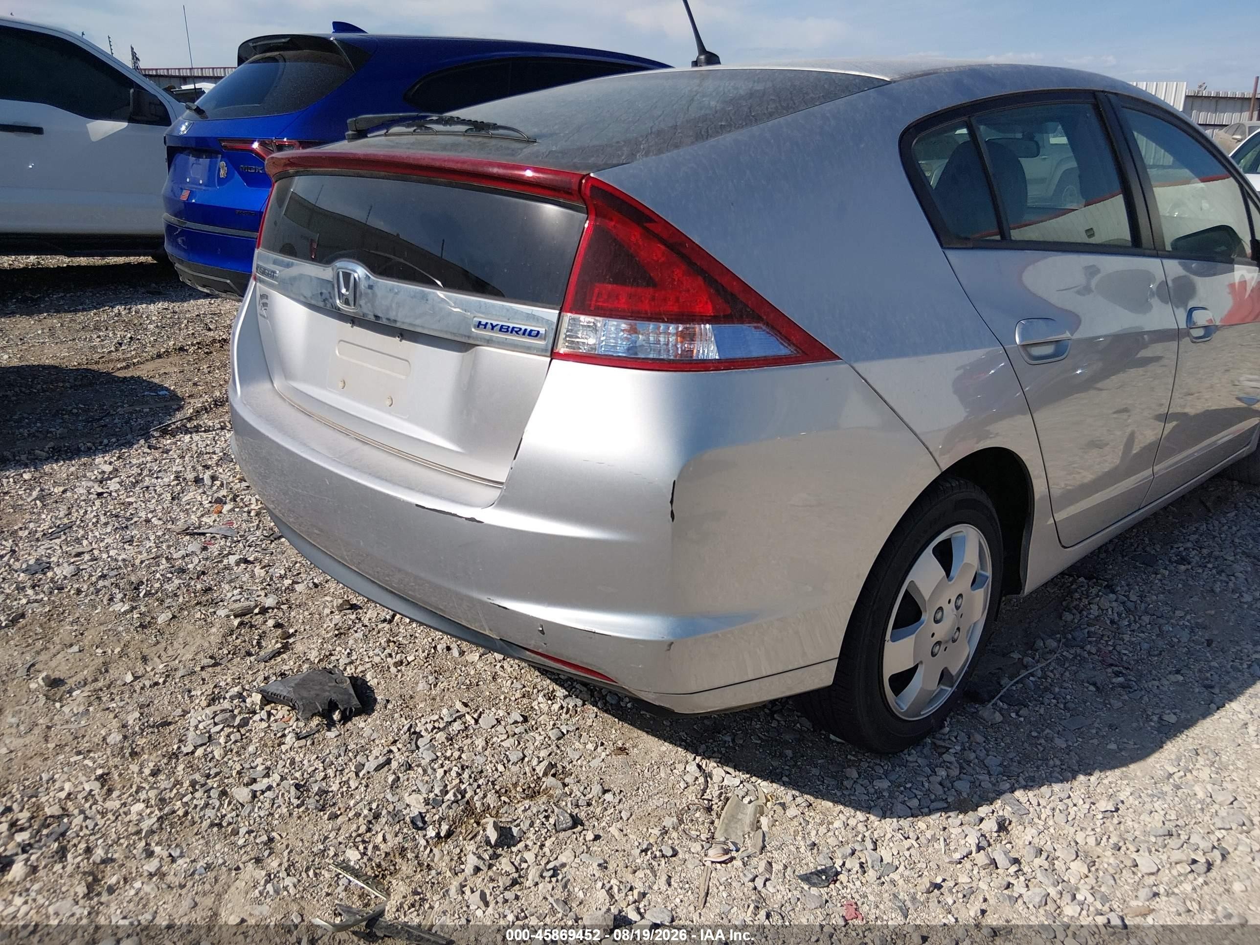 2012 Honda Insight Lx Серебряный vin: JHMZE2H59CS002602
