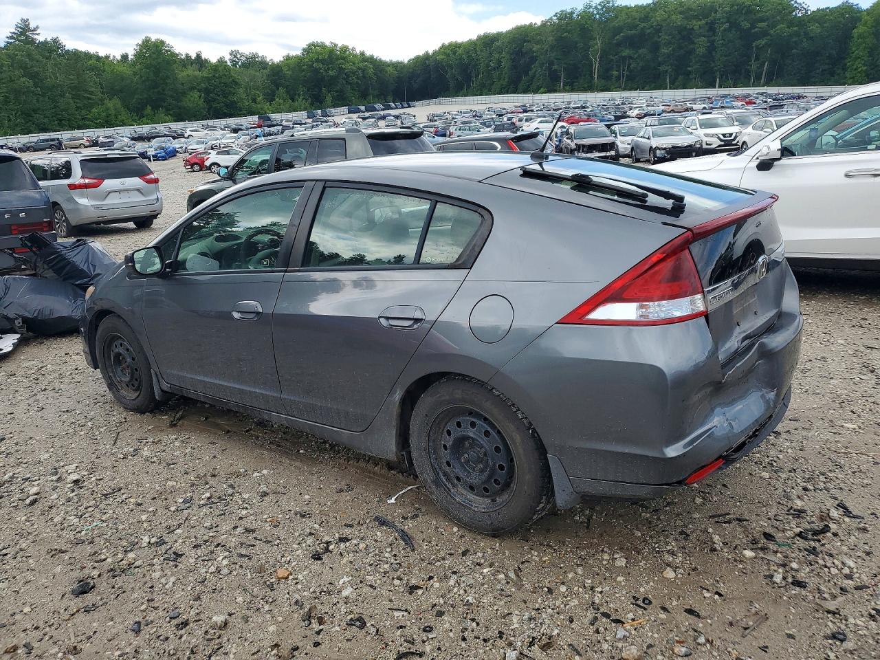 2012 Honda Insight Lx Gray vin: JHMZE2H59CS004253