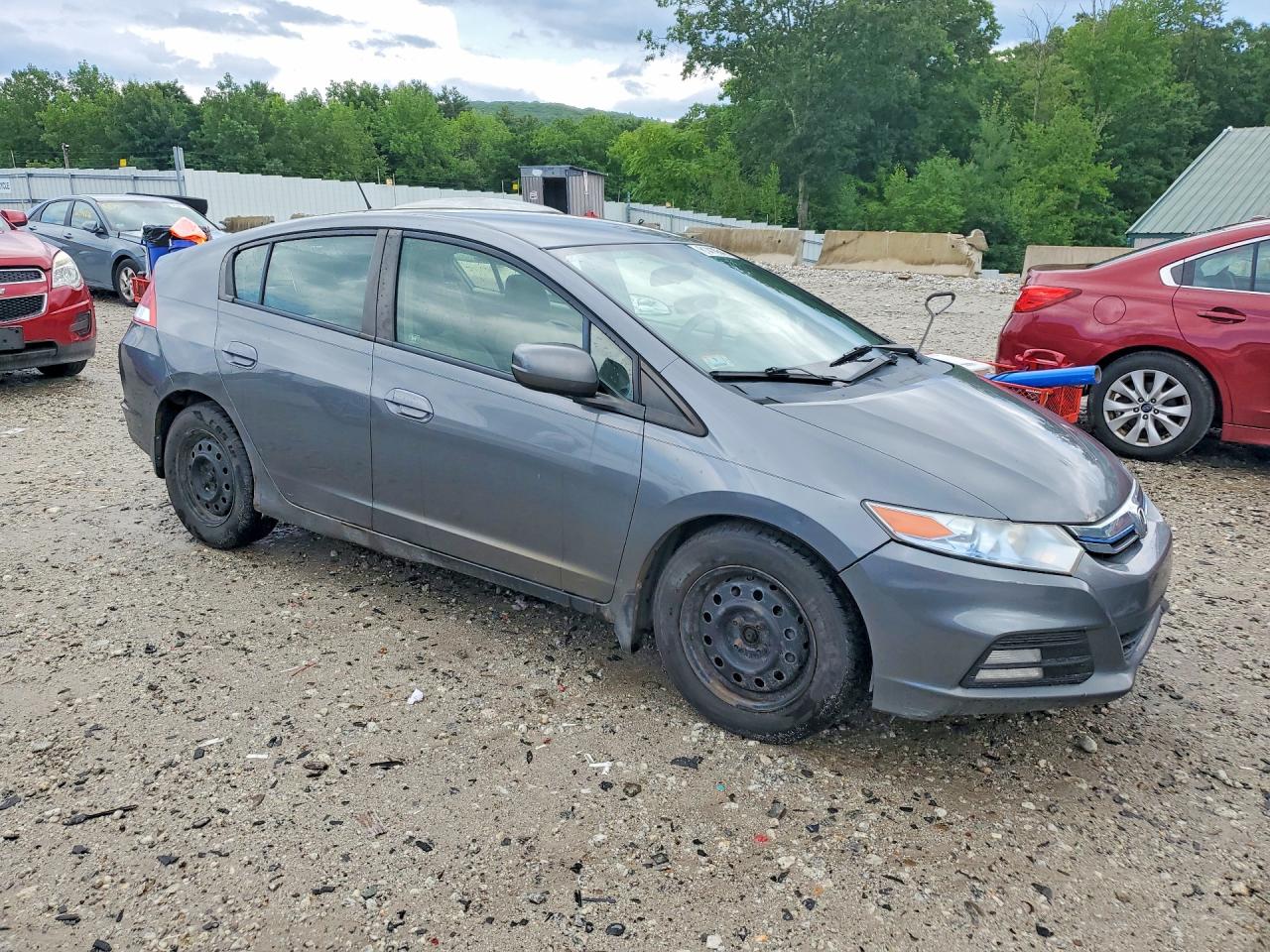 2012 Honda Insight Lx Gray vin: JHMZE2H59CS004253