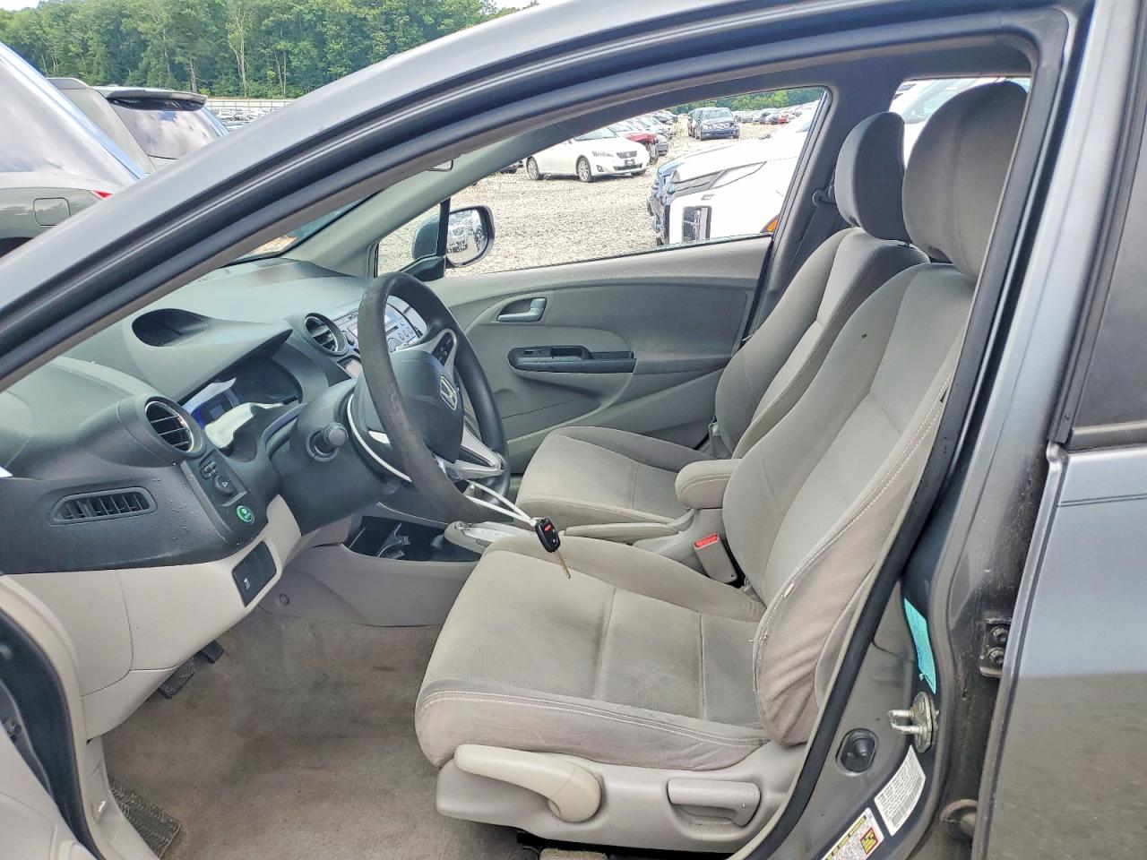 2012 Honda Insight Lx Gray vin: JHMZE2H59CS004253