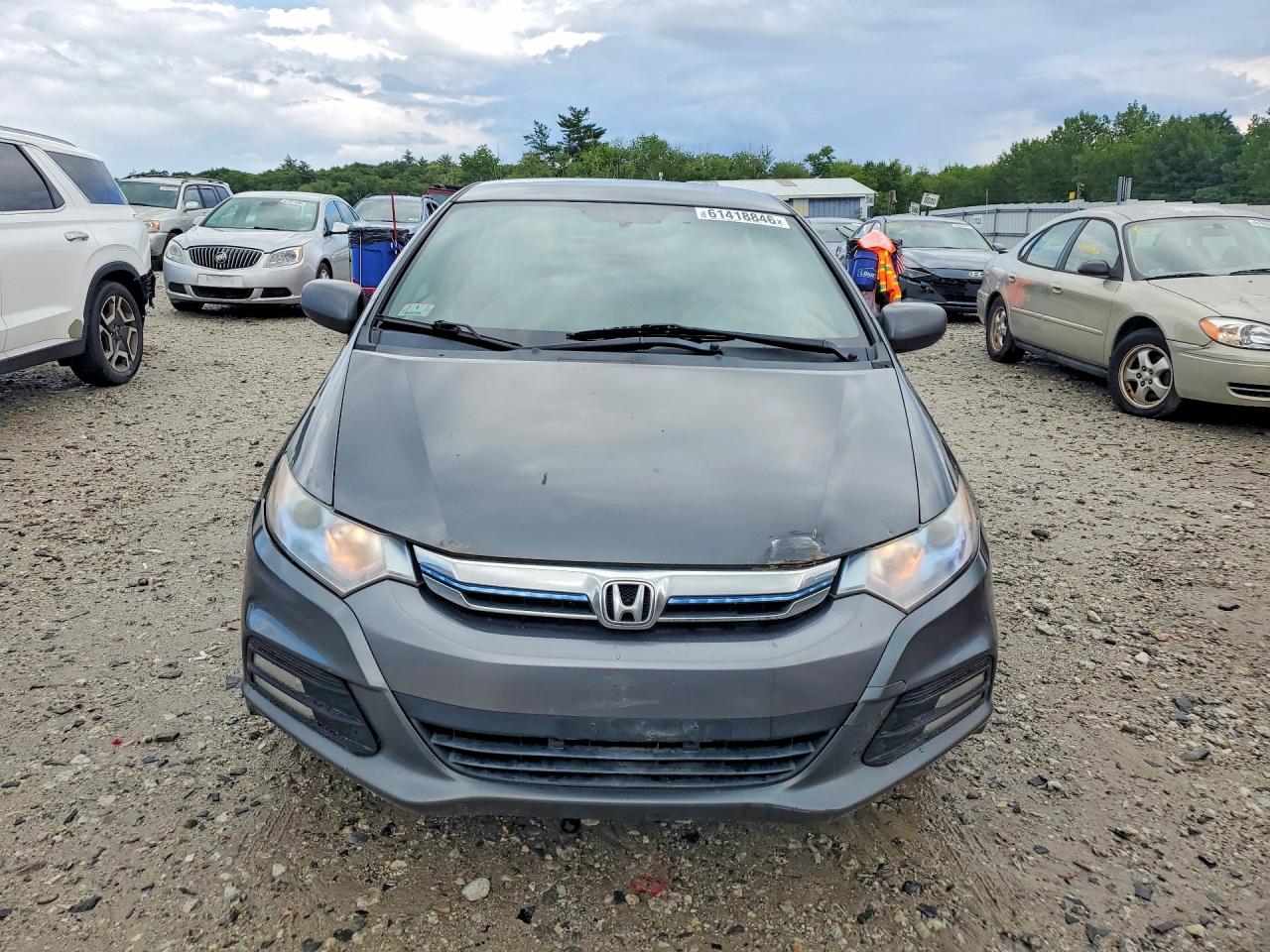 2012 Honda Insight Lx Gray vin: JHMZE2H59CS004253