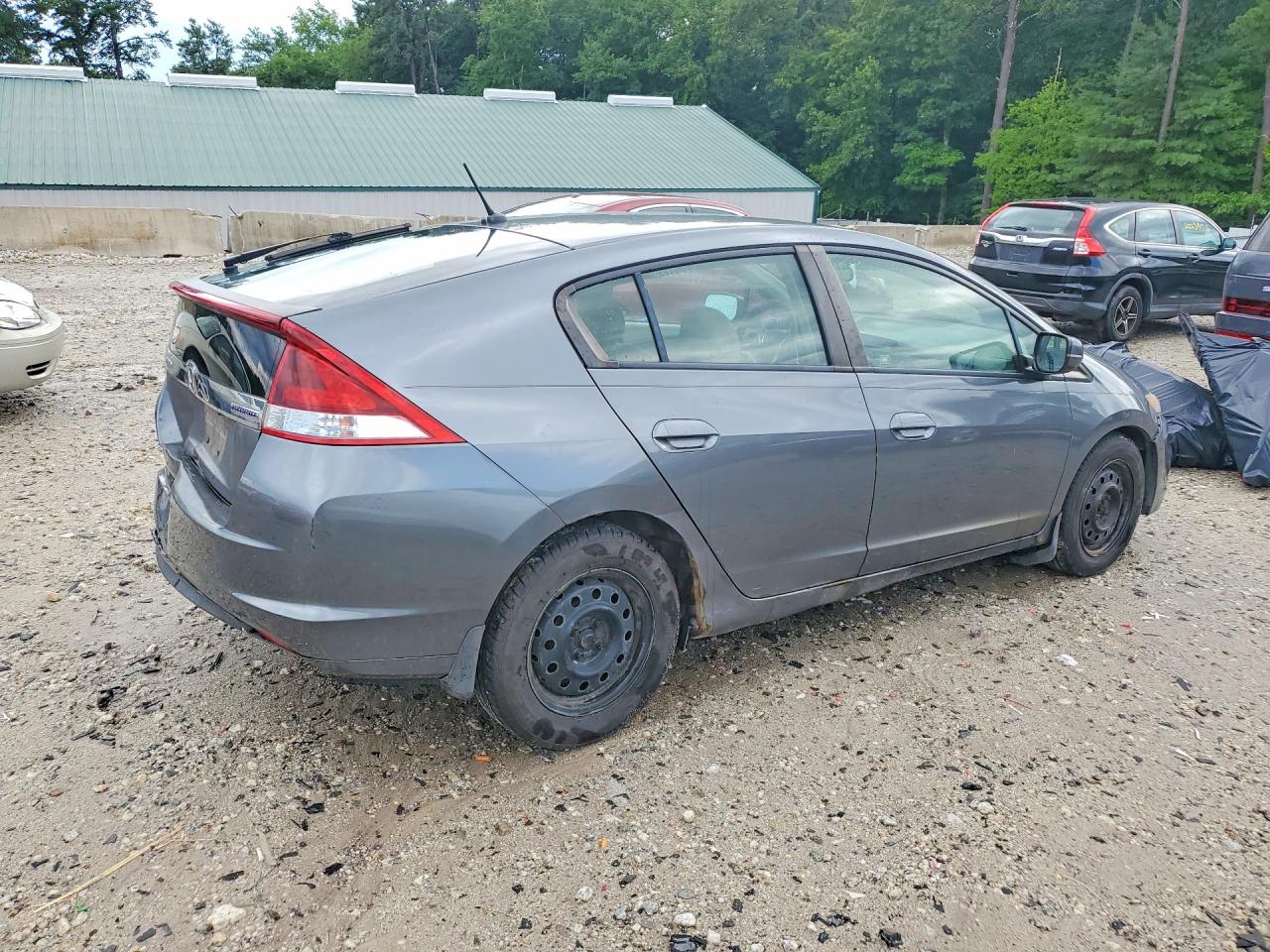 2012 Honda Insight Lx Gray vin: JHMZE2H59CS004253