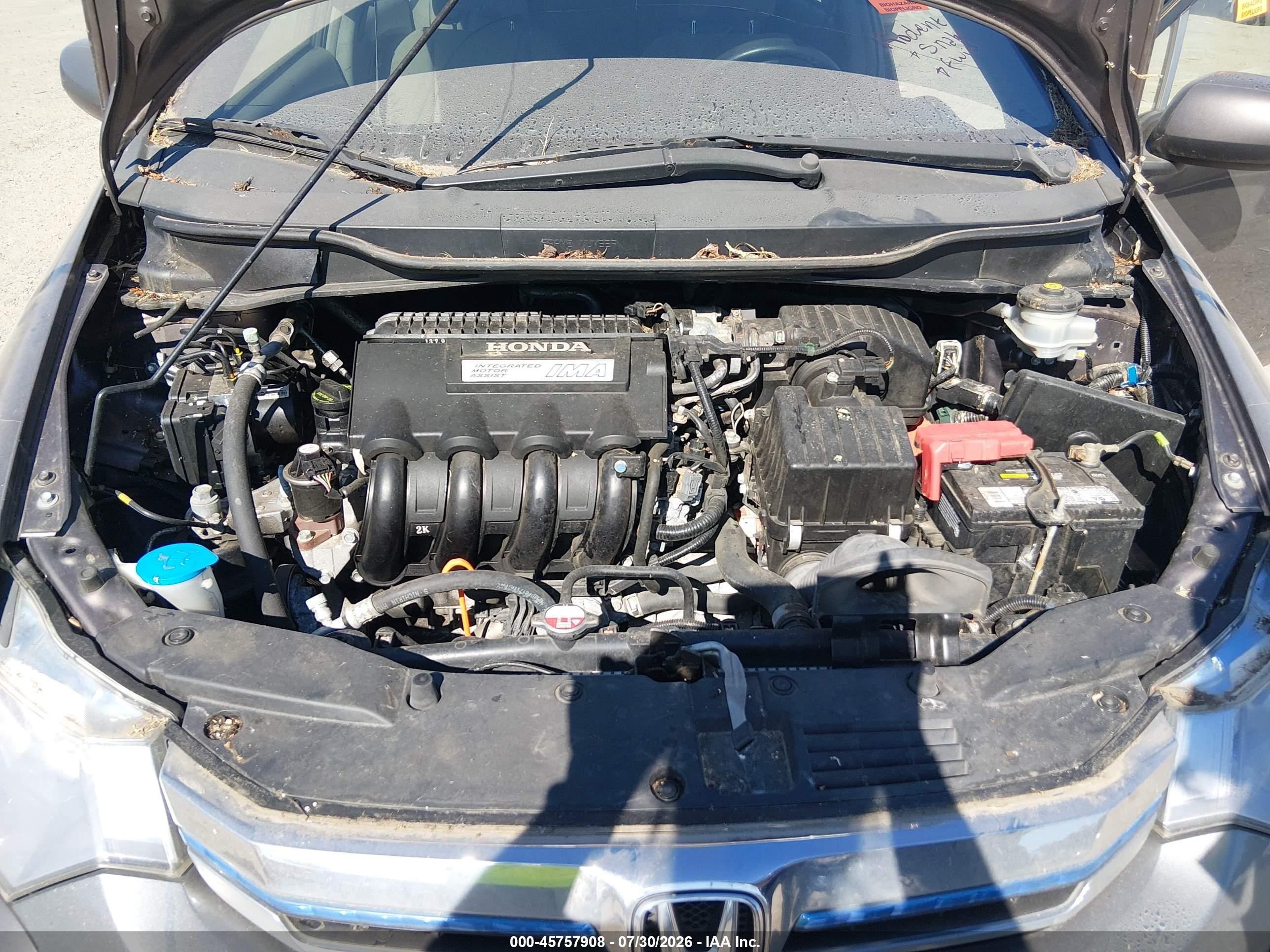 2013 Honda Insight Lx Коричневый vin: JHMZE2H59DS006604