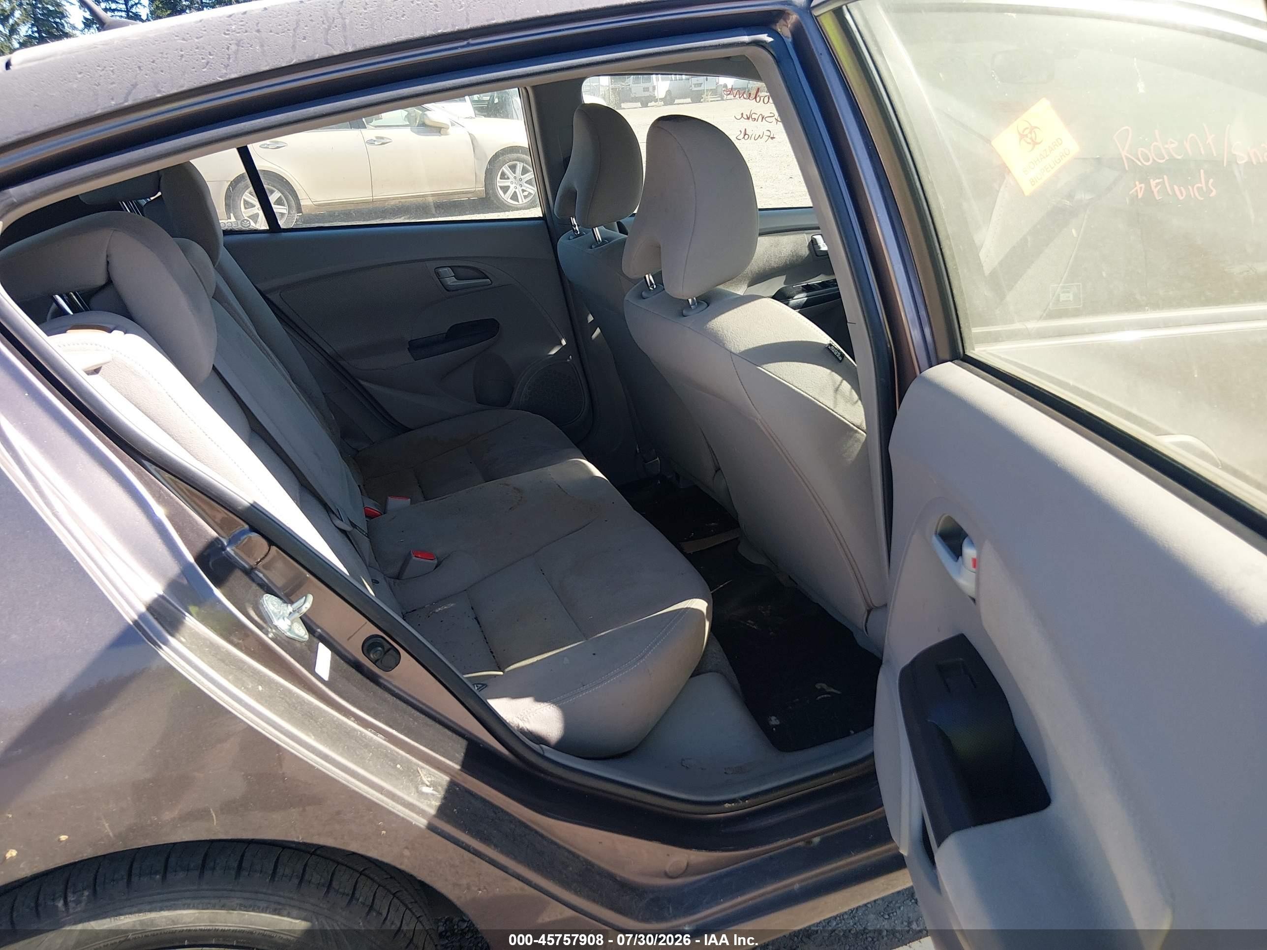 2013 Honda Insight Lx Коричневый vin: JHMZE2H59DS006604